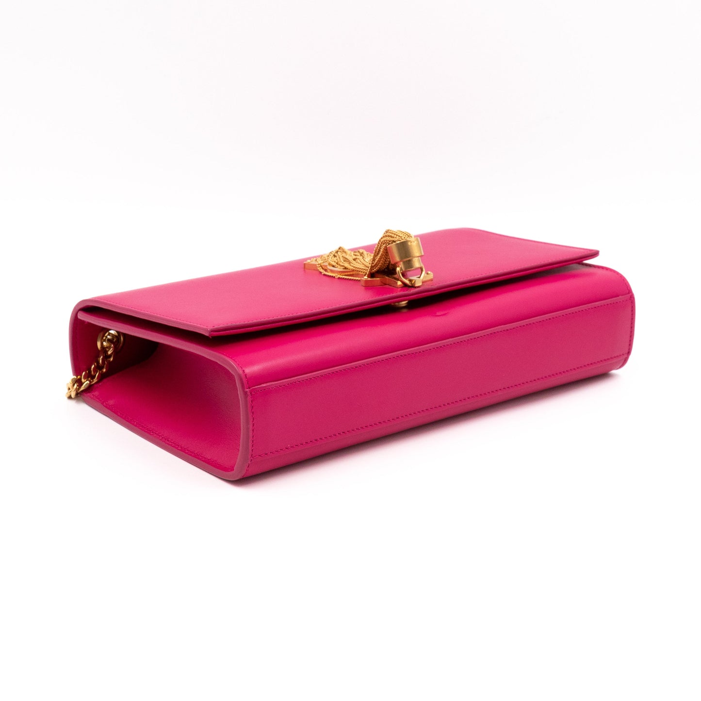 Kate Medium Tassel Pink Leather