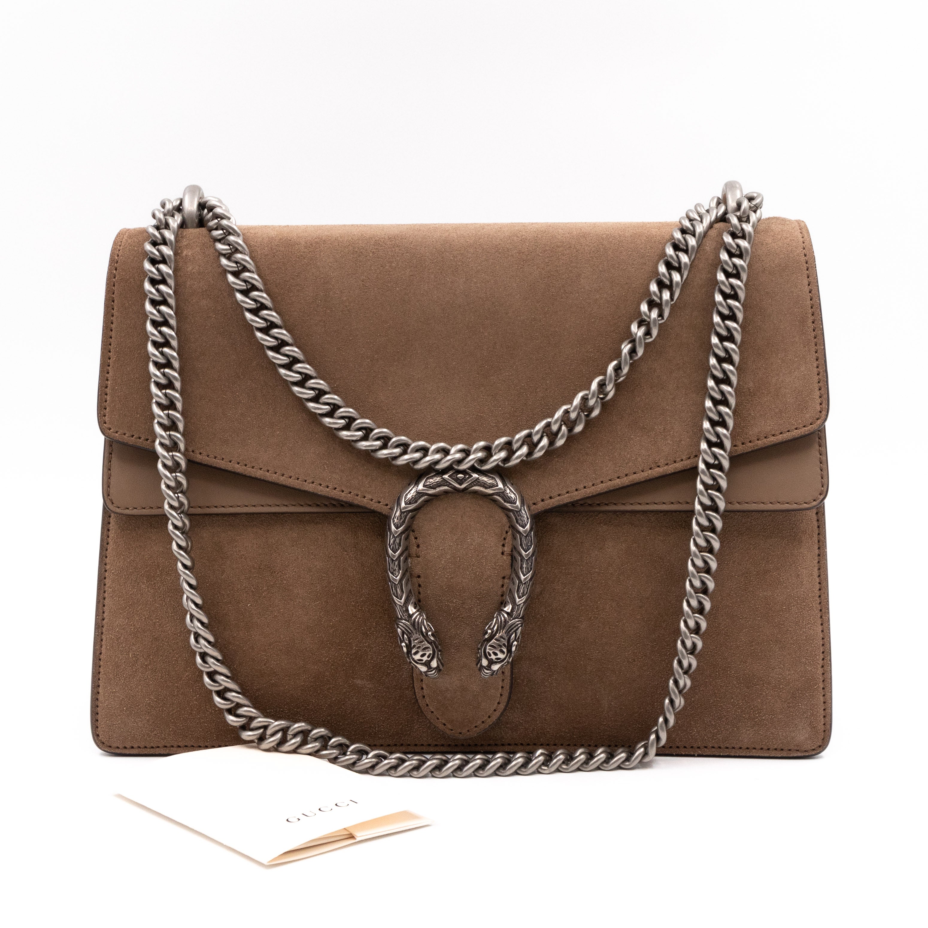 Dionysus Medium Beige Suede