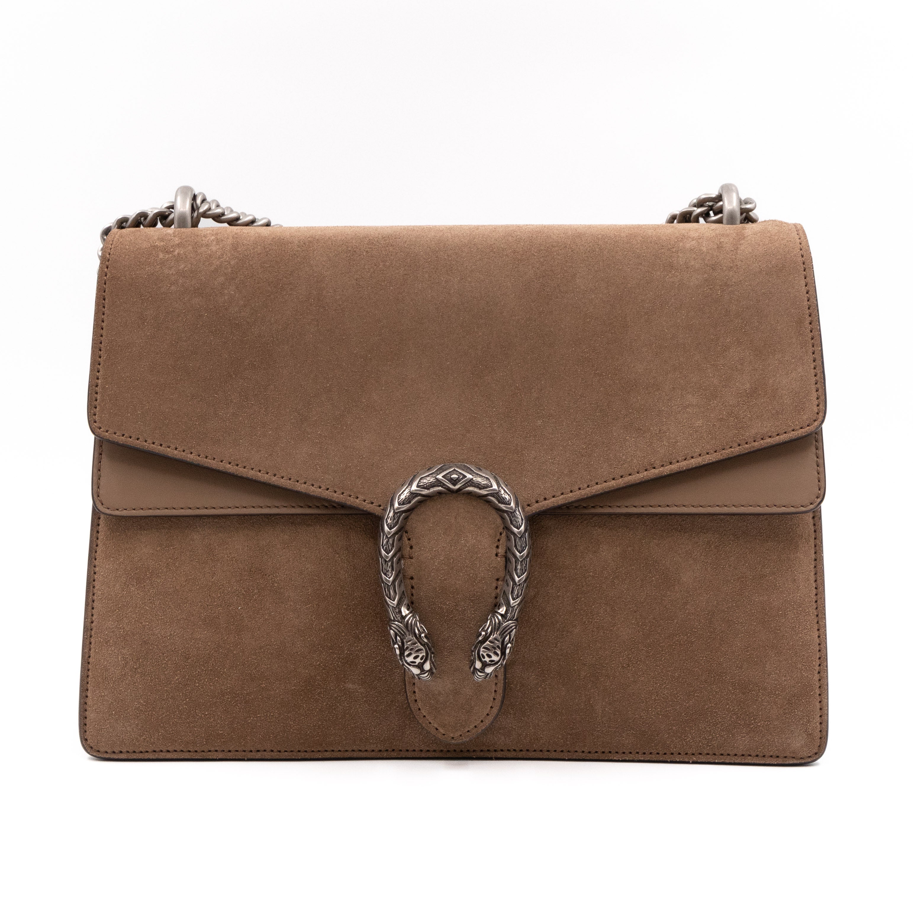 Dionysus Medium Beige Suede