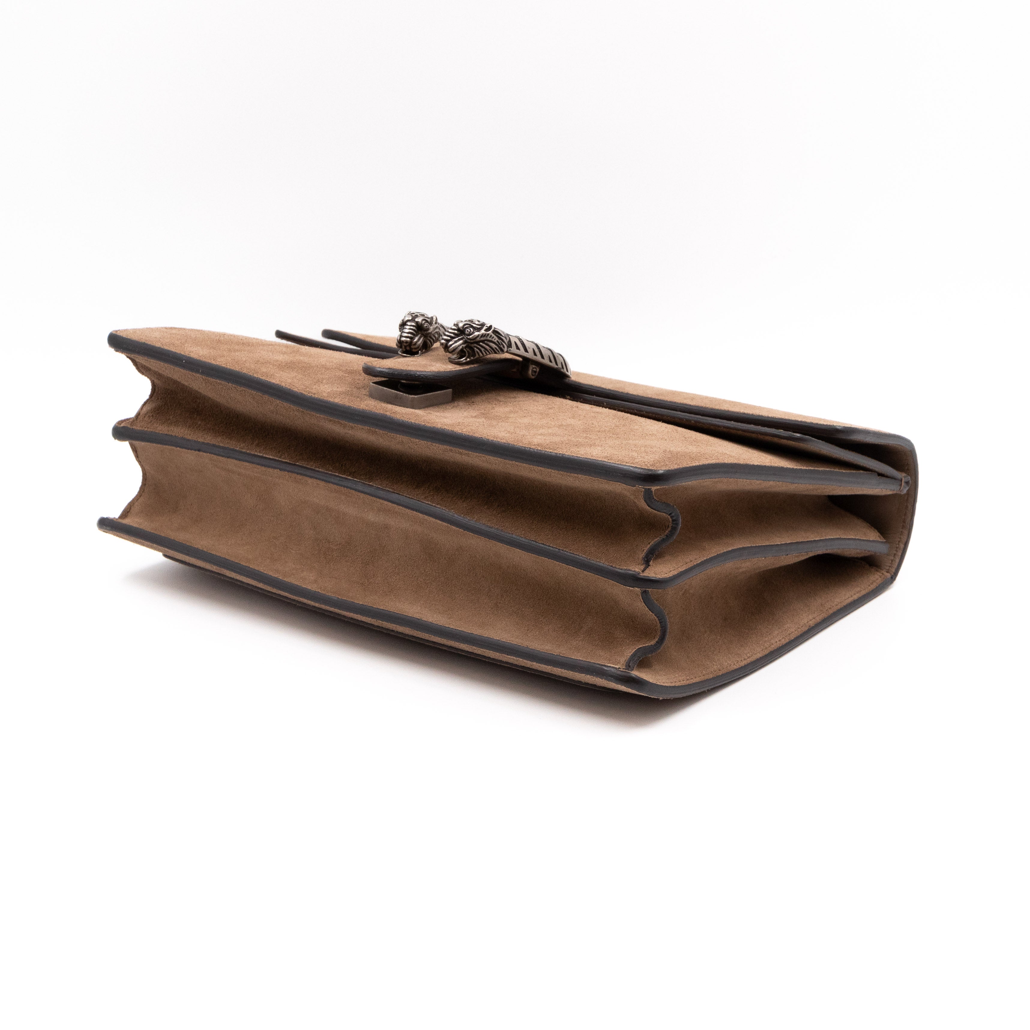 Dionysus Medium Beige Suede