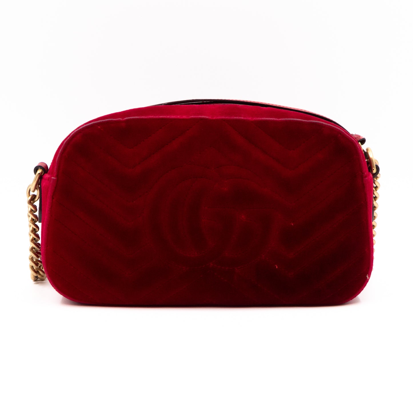 GG Marmont Mini Red Velvet