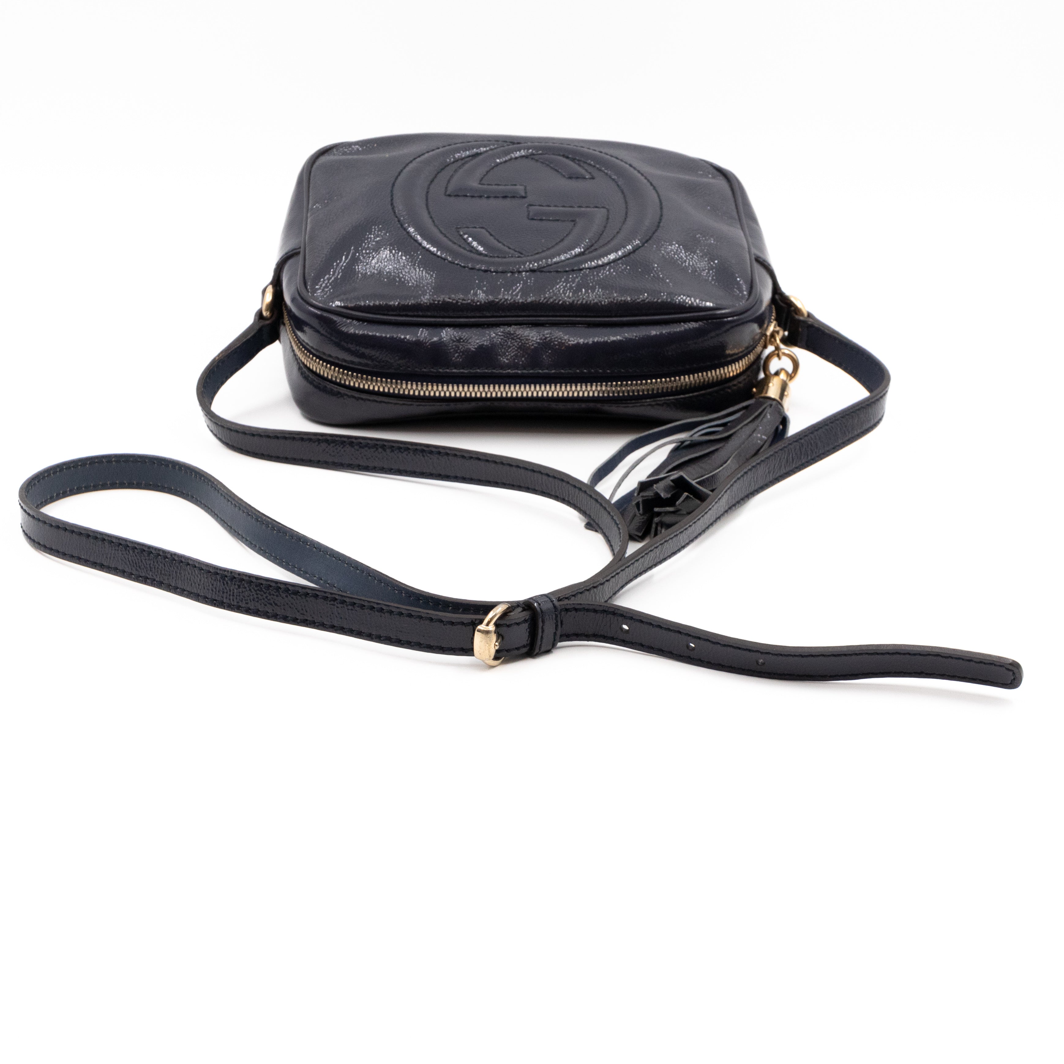 Disco Soho Blue Patent Leather