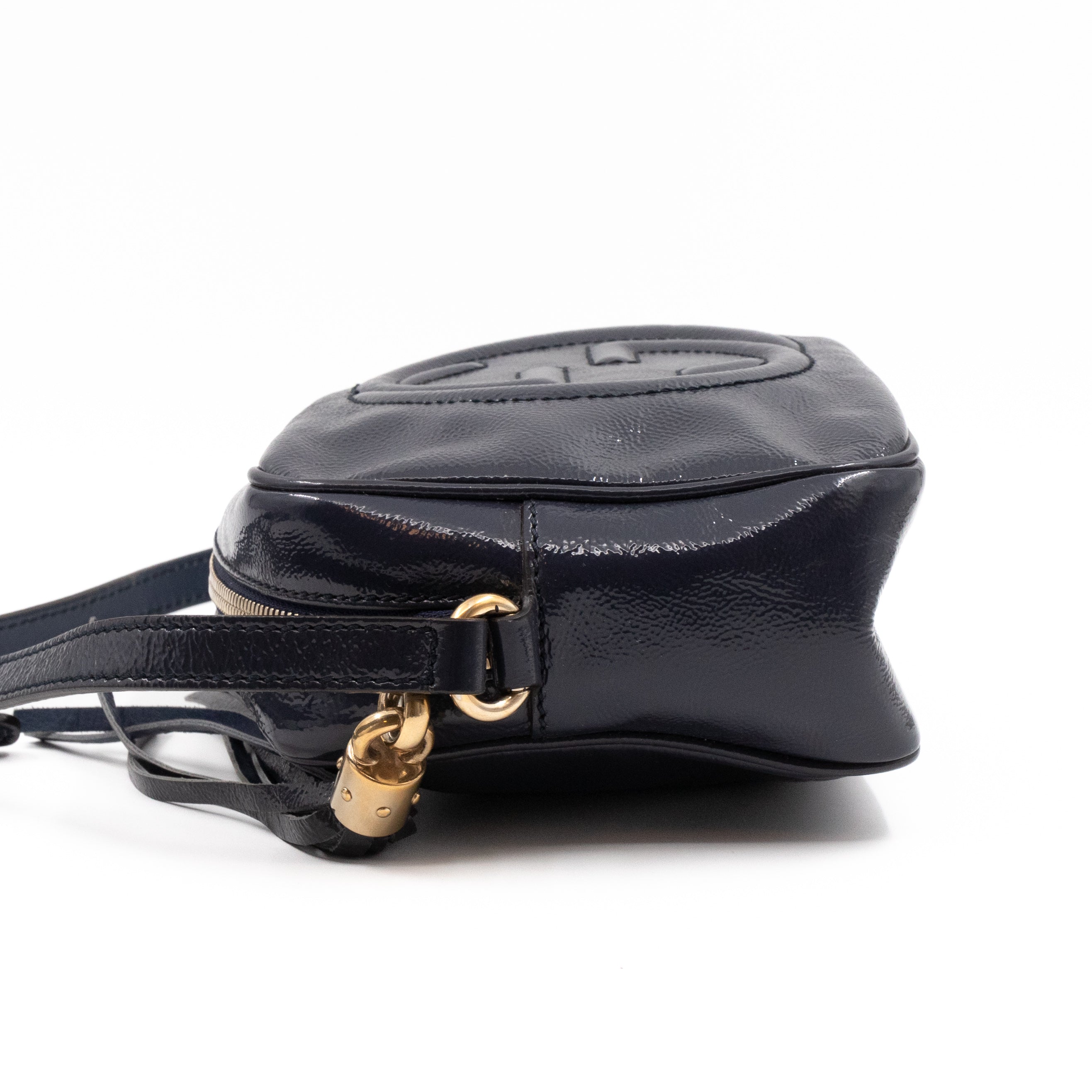 Disco Soho Blue Patent Leather