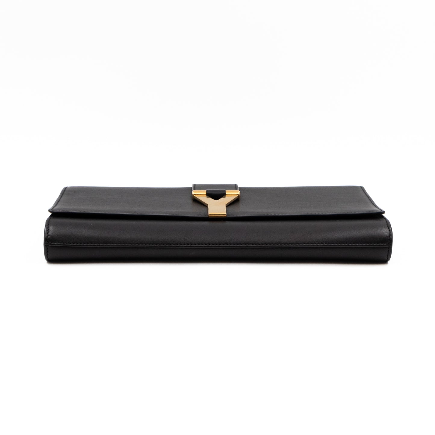 Chyc Clutch Black Leather