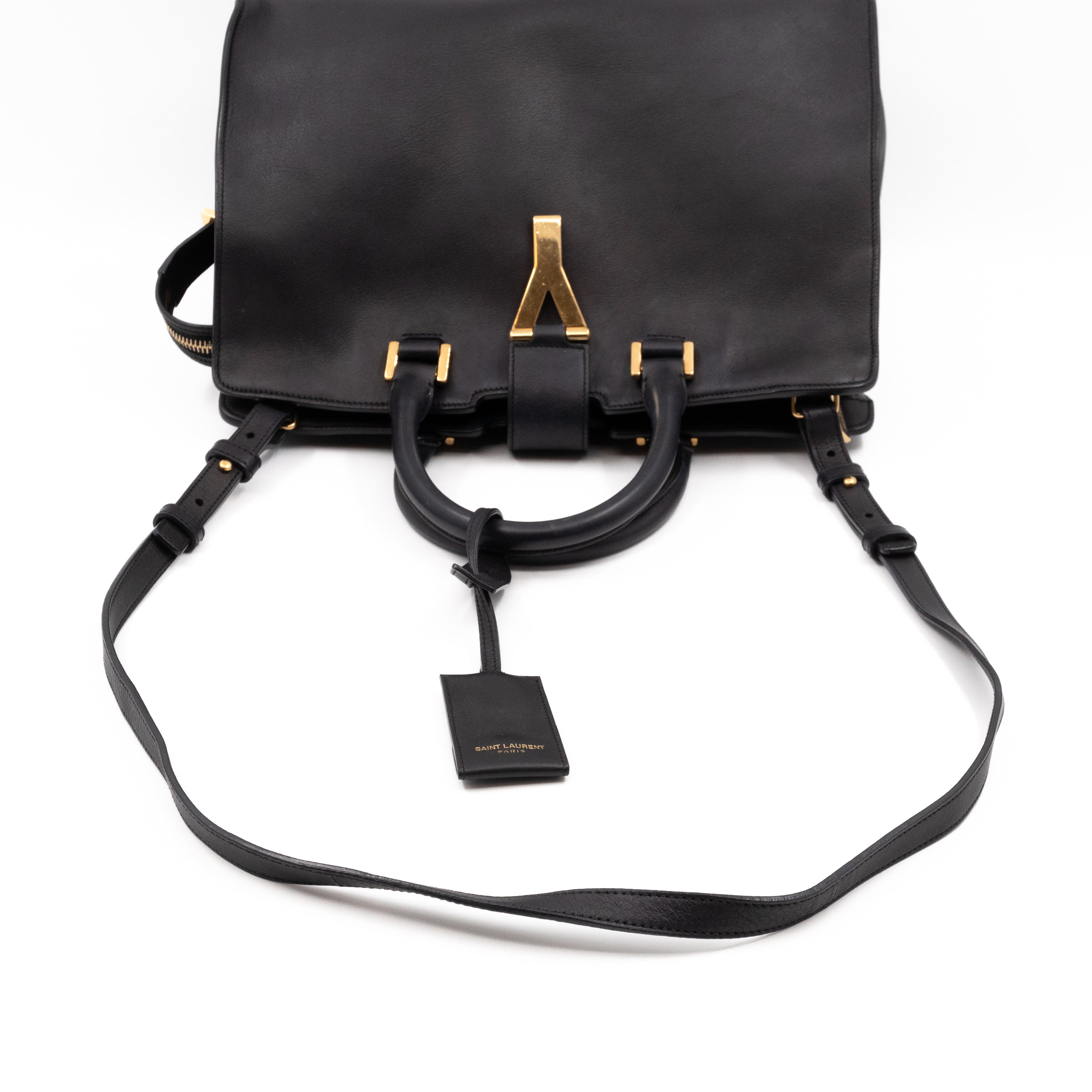 Small Cabas Chyc Black Leather