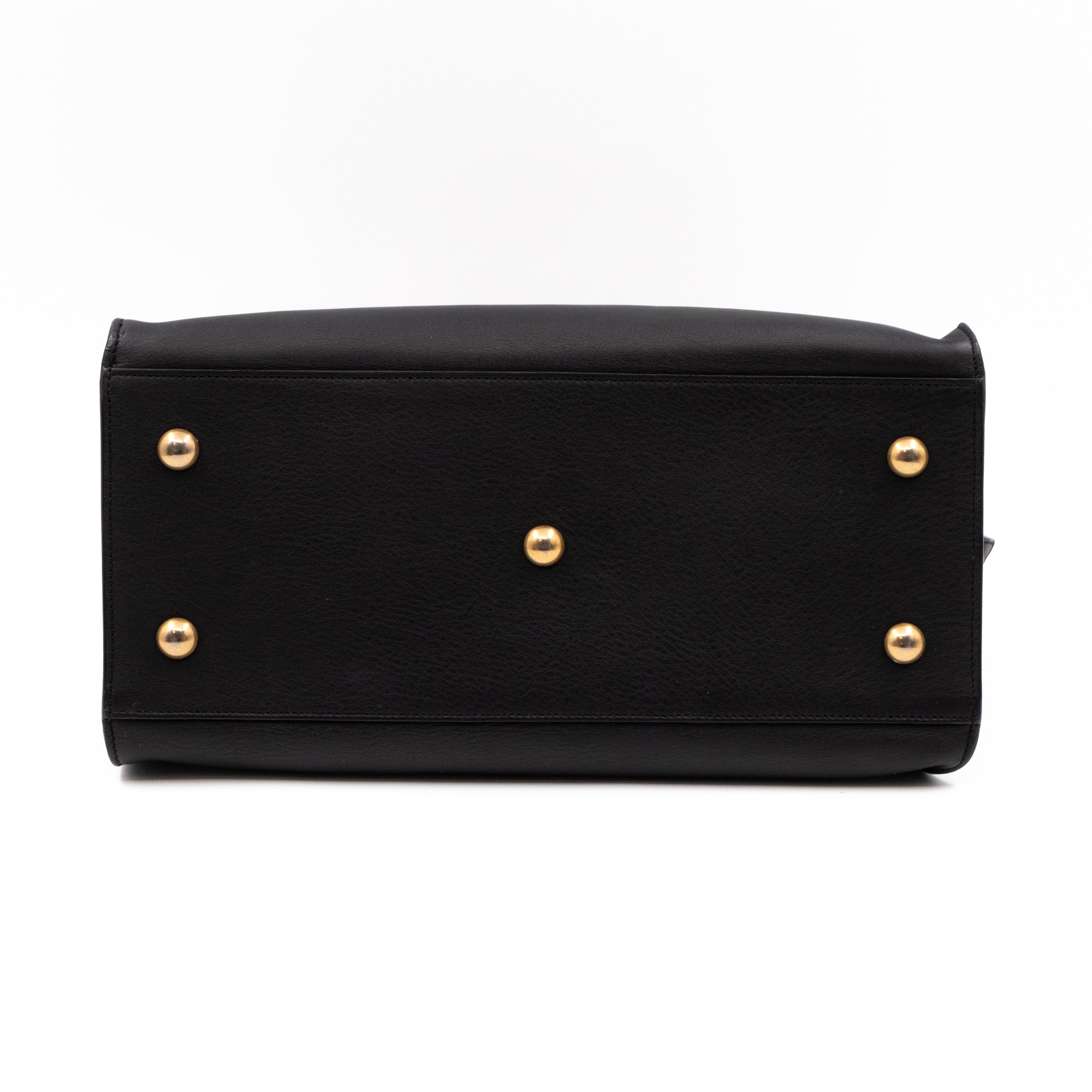 Small Cabas Chyc Black Leather