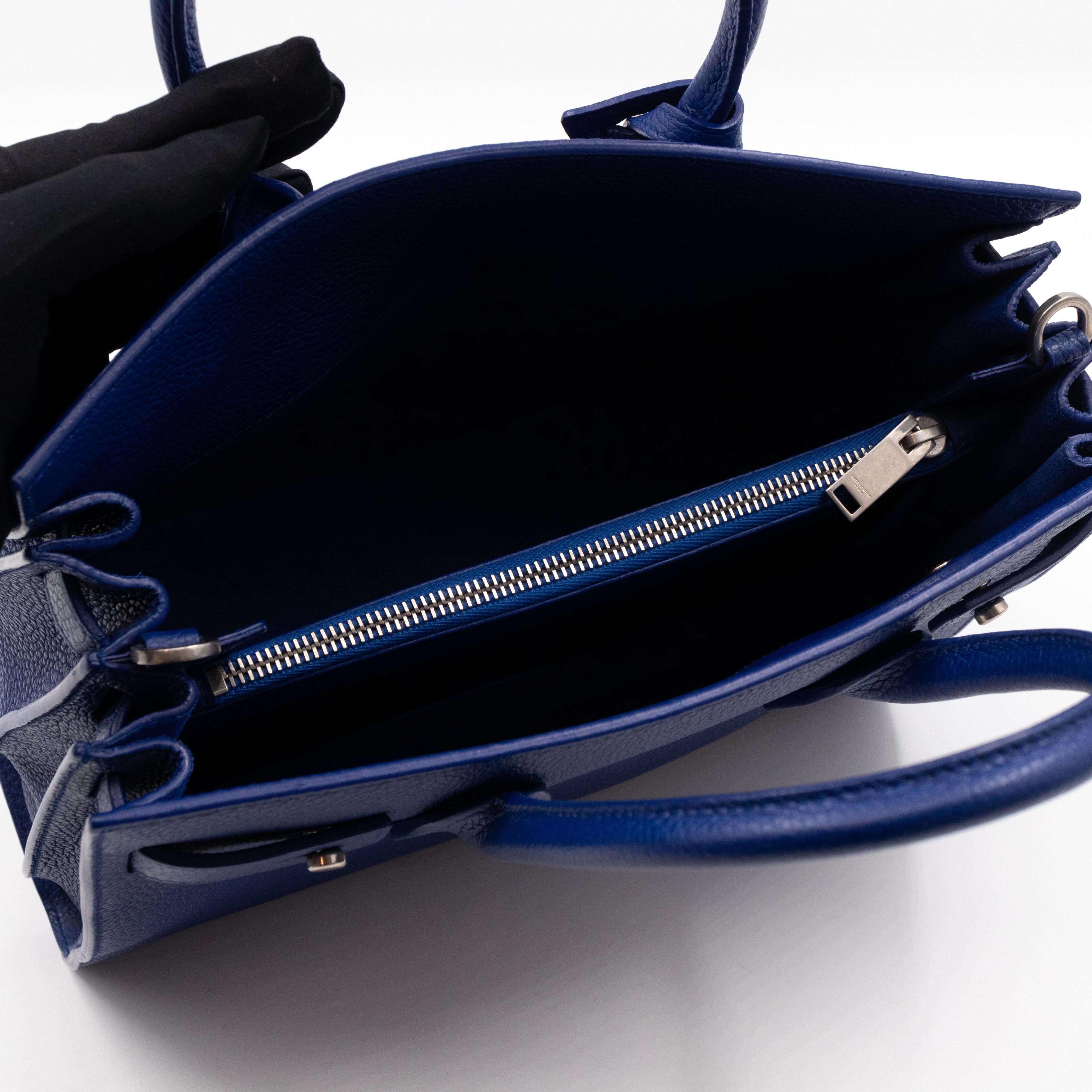 Sac de Jour Souple Baby Blue Leather