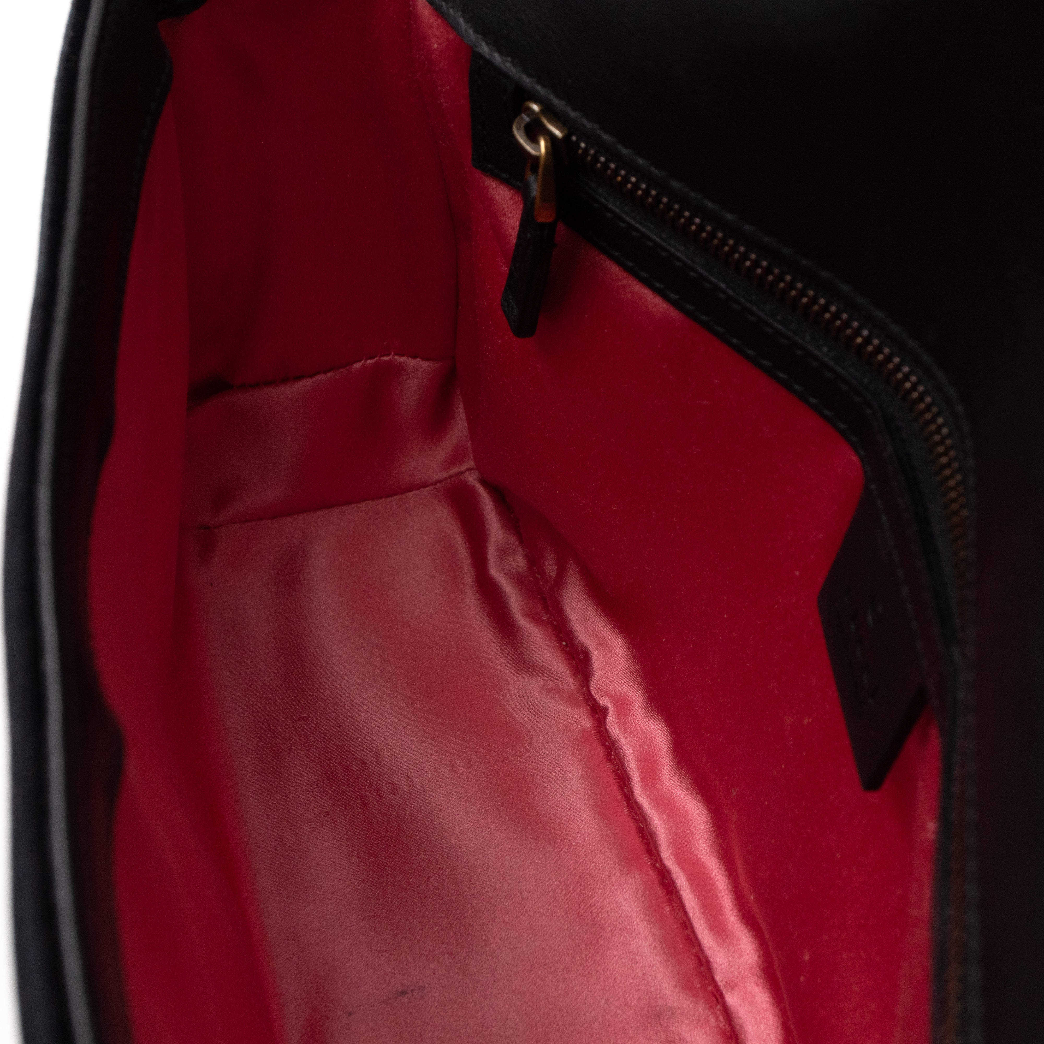 GG Marmont Small Black Velvet