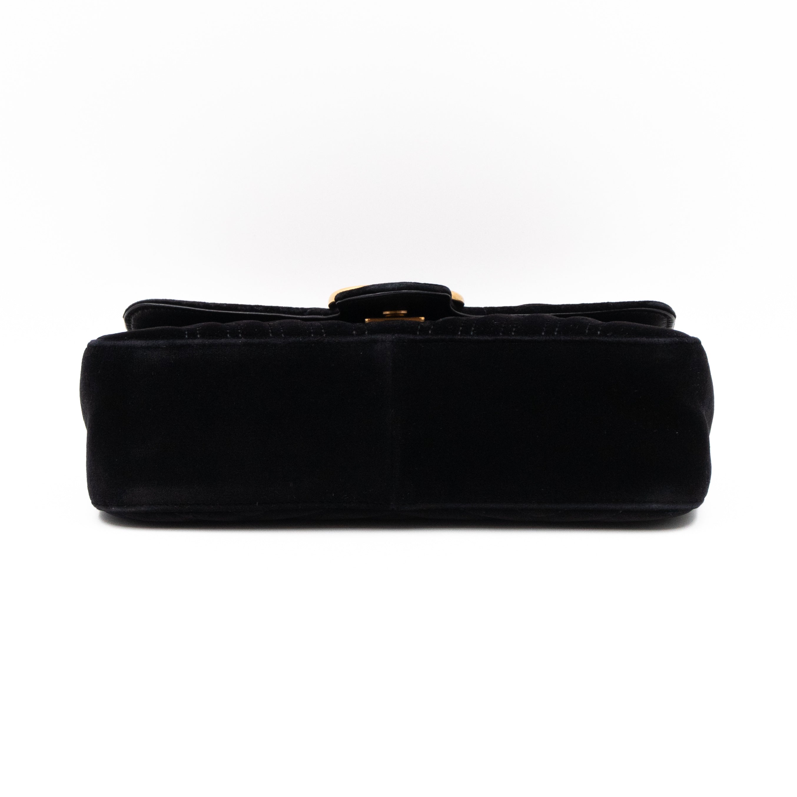 GG Marmont Small Black Velvet