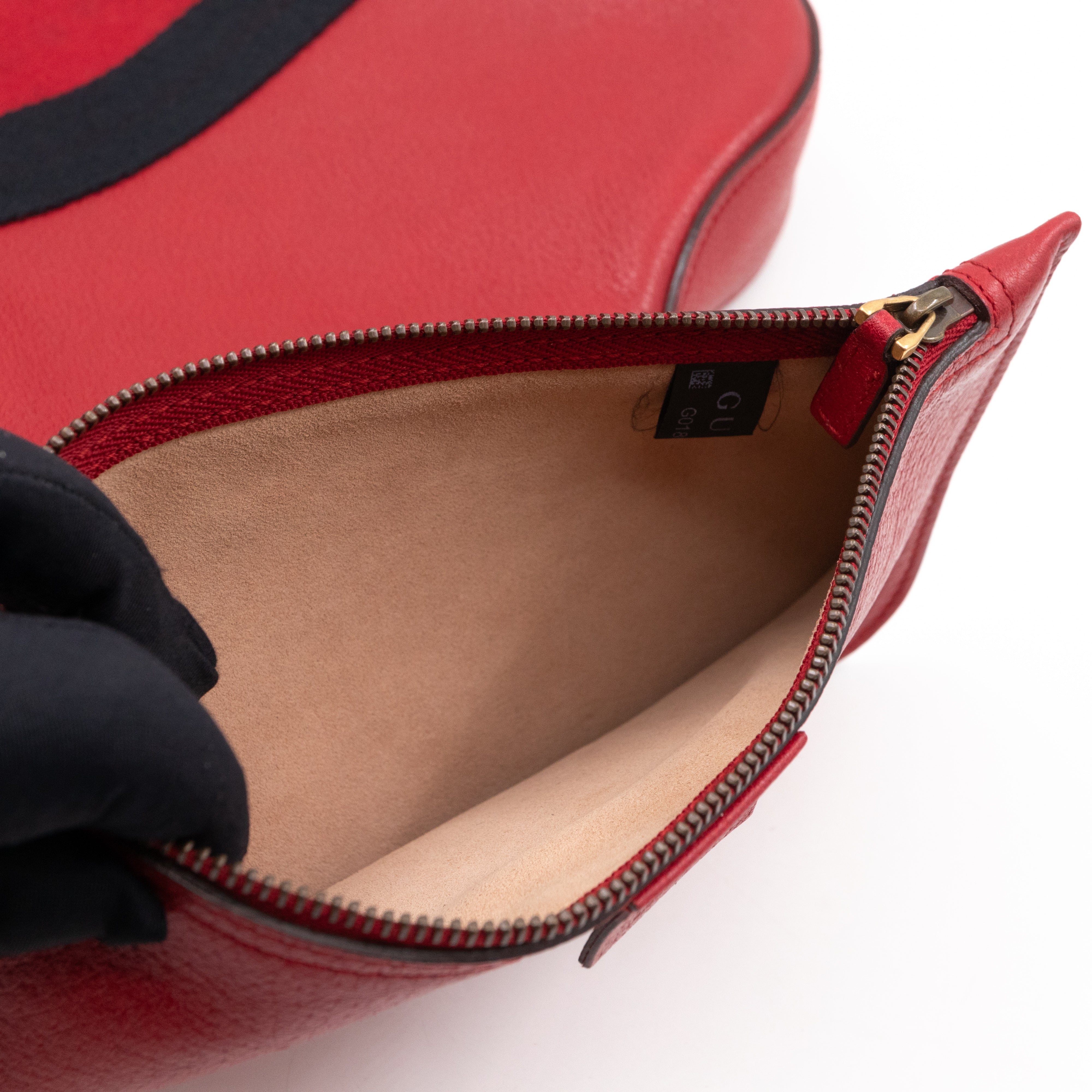 Jackie Hobo Bag Red Leather