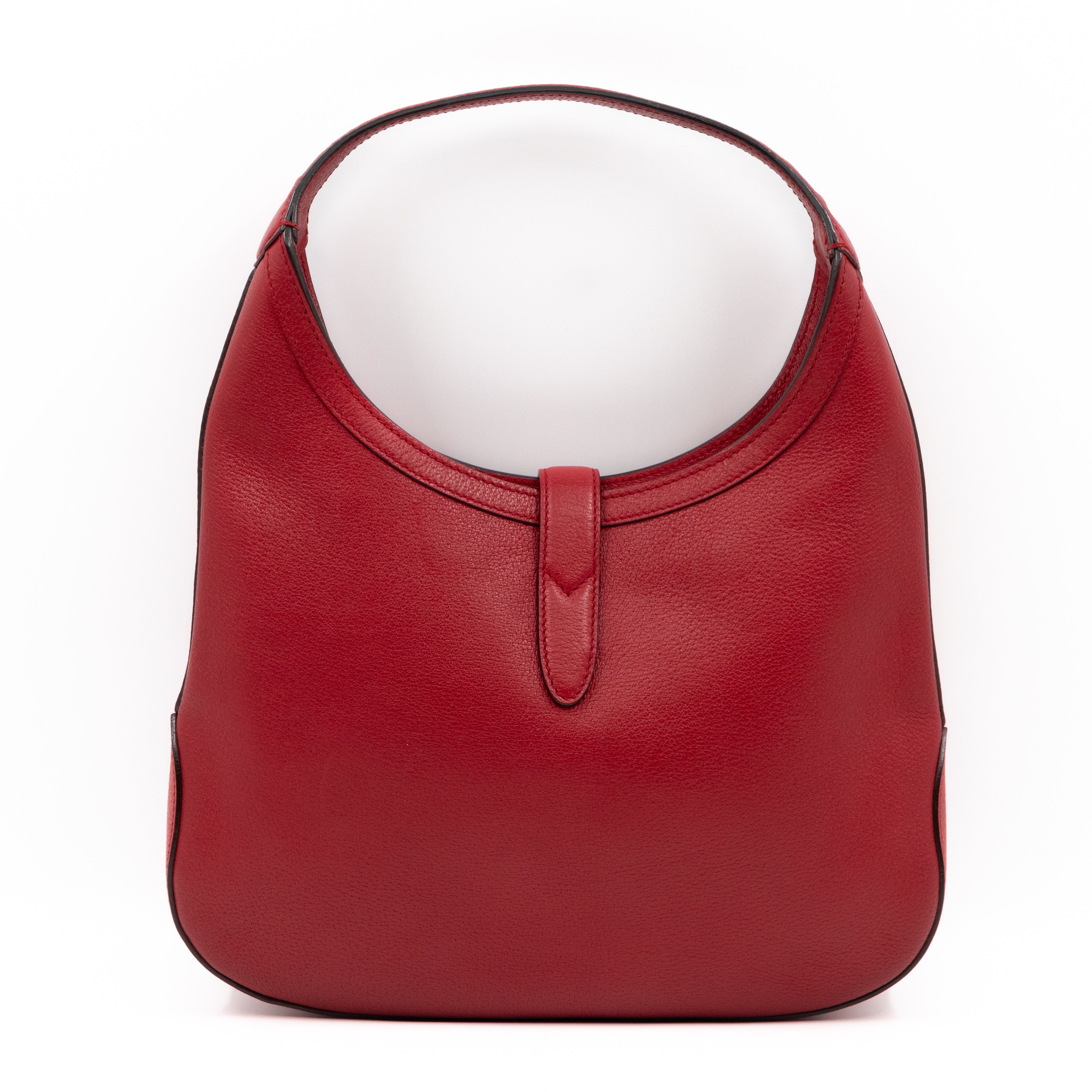 Jackie Hobo Bag Red Leather