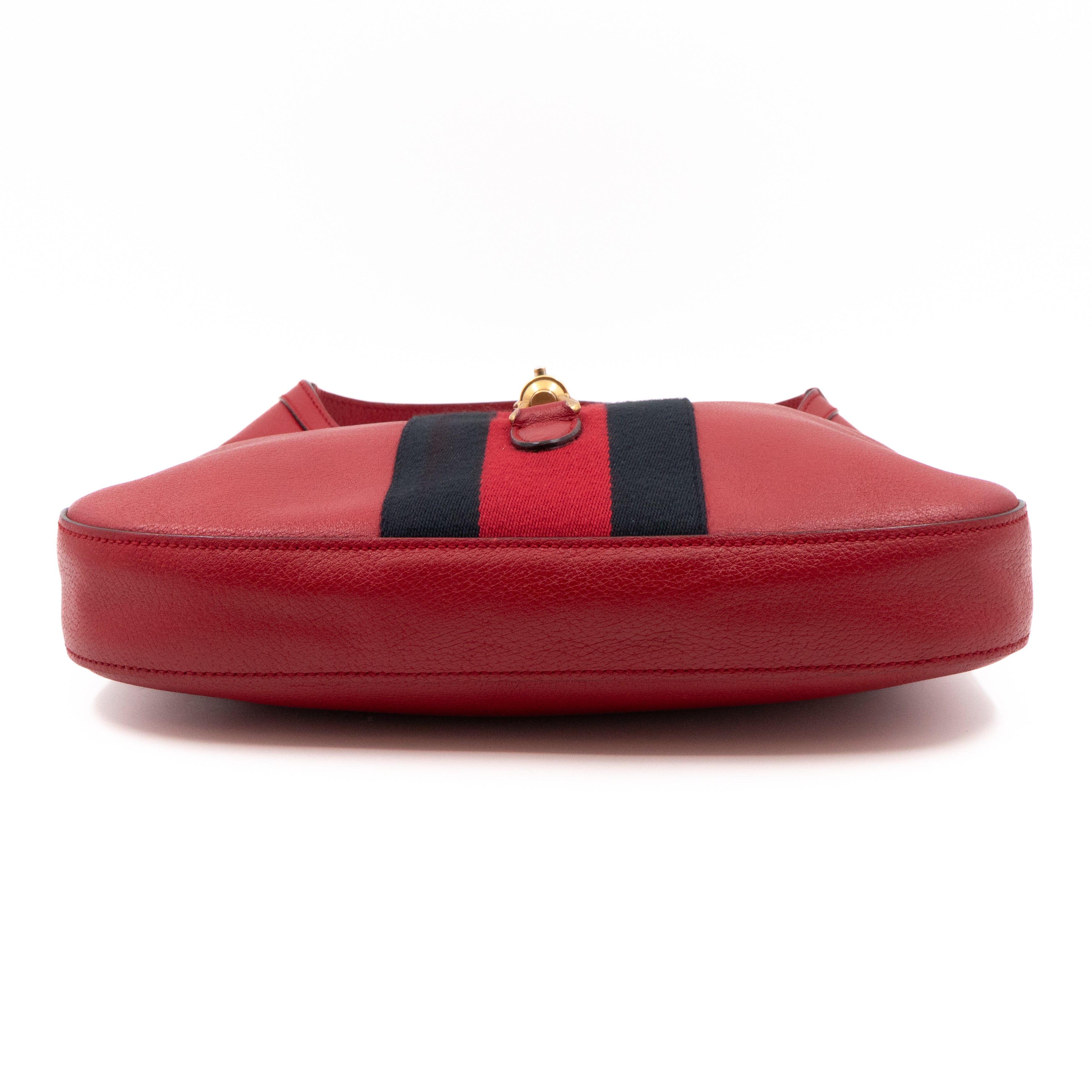 Jackie Hobo Bag Red Leather