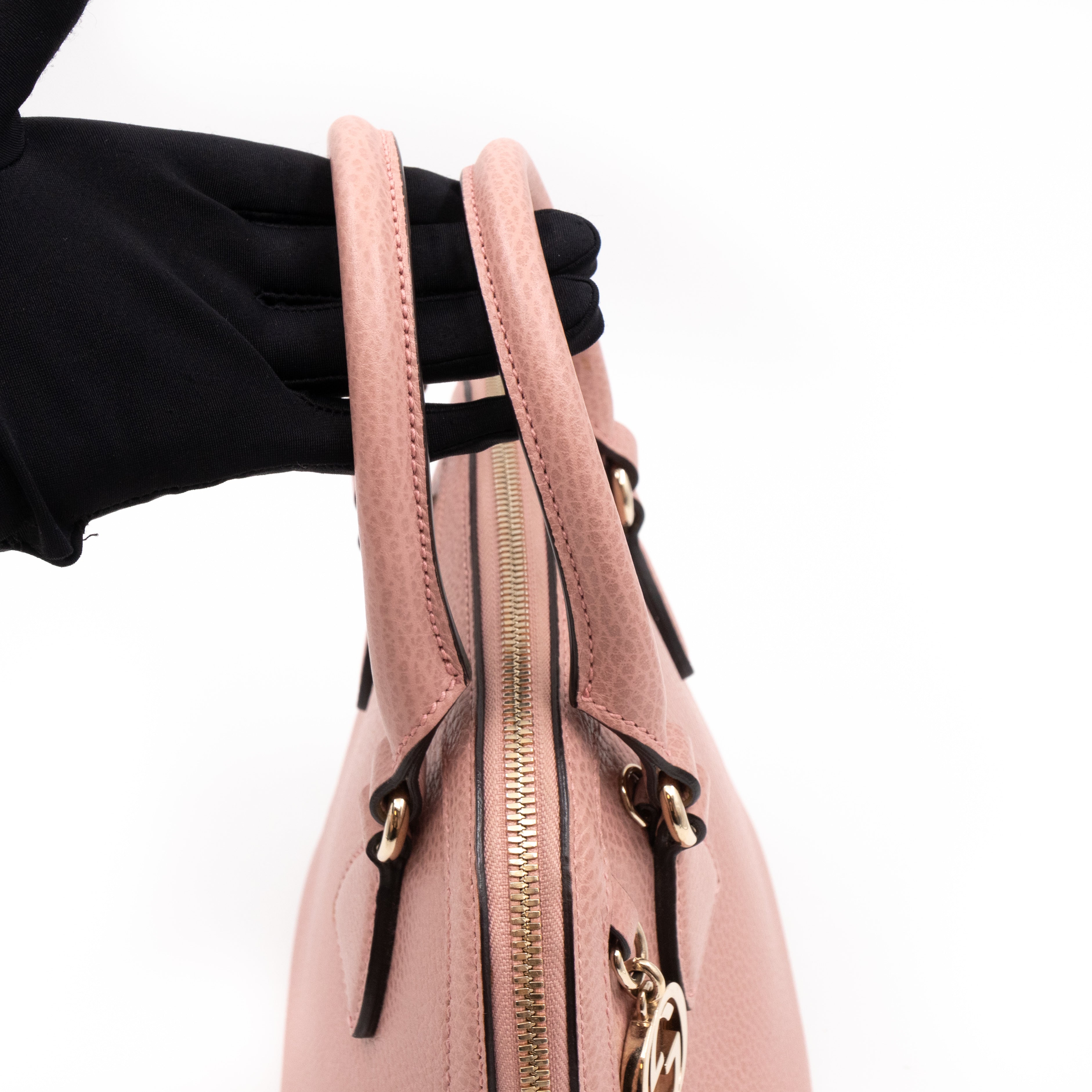 Dome Small Pink Leather