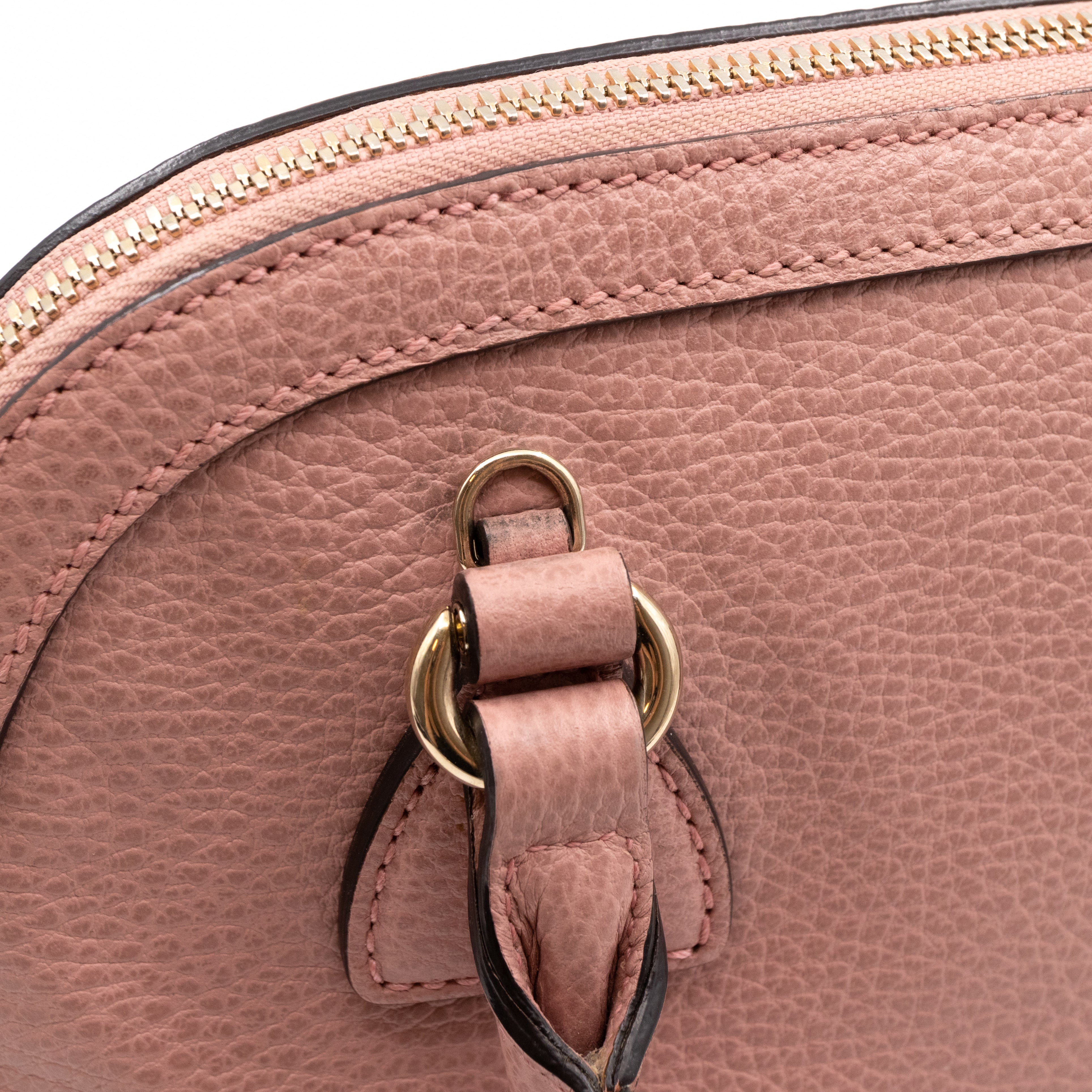 Dome Small Pink Leather