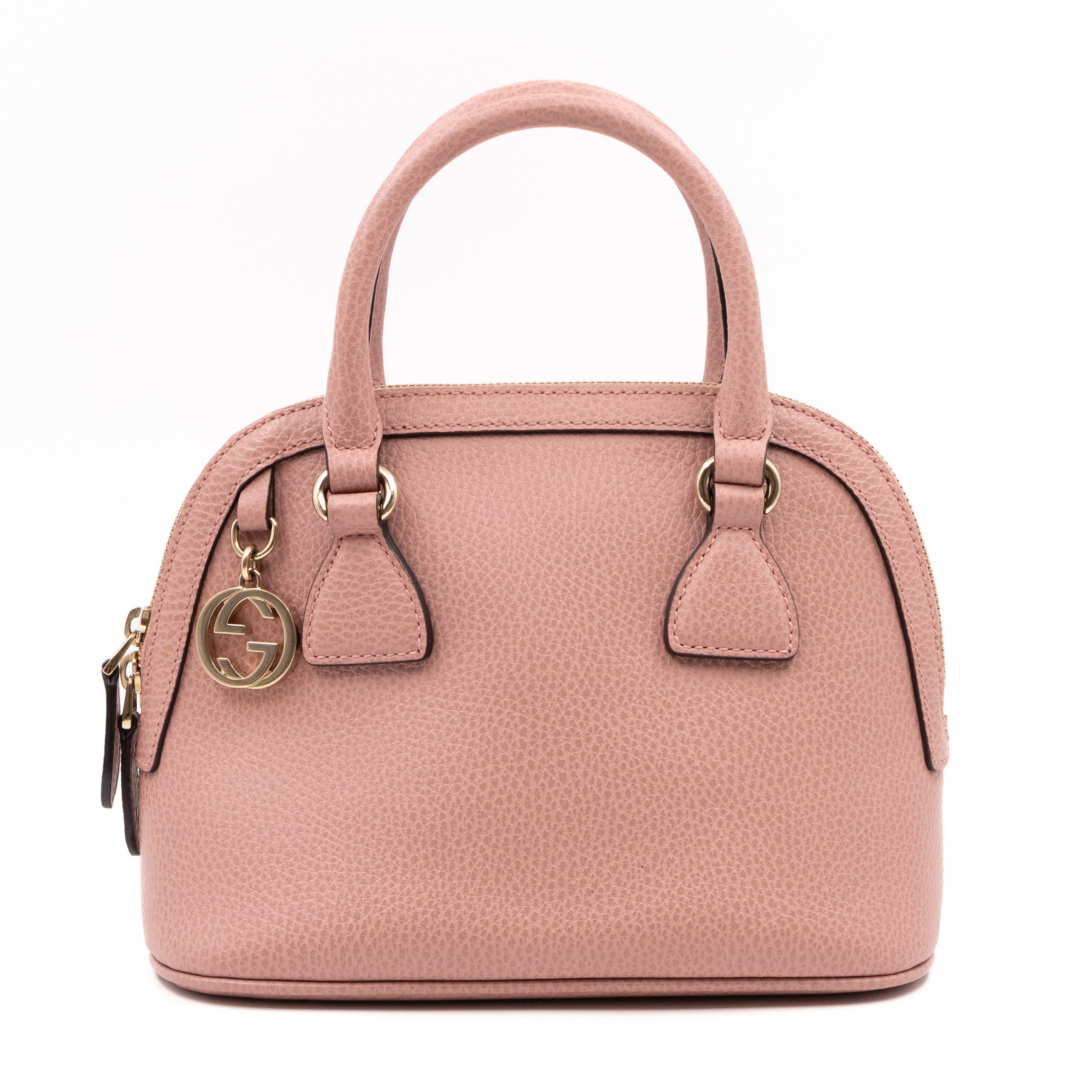 Dome Small Pink Leather
