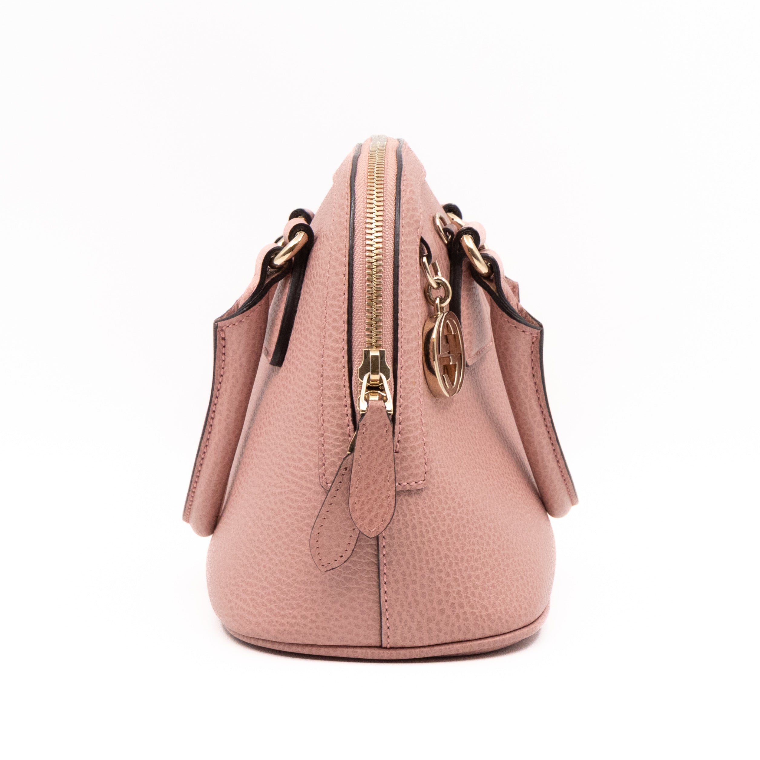 Dome Small Pink Leather