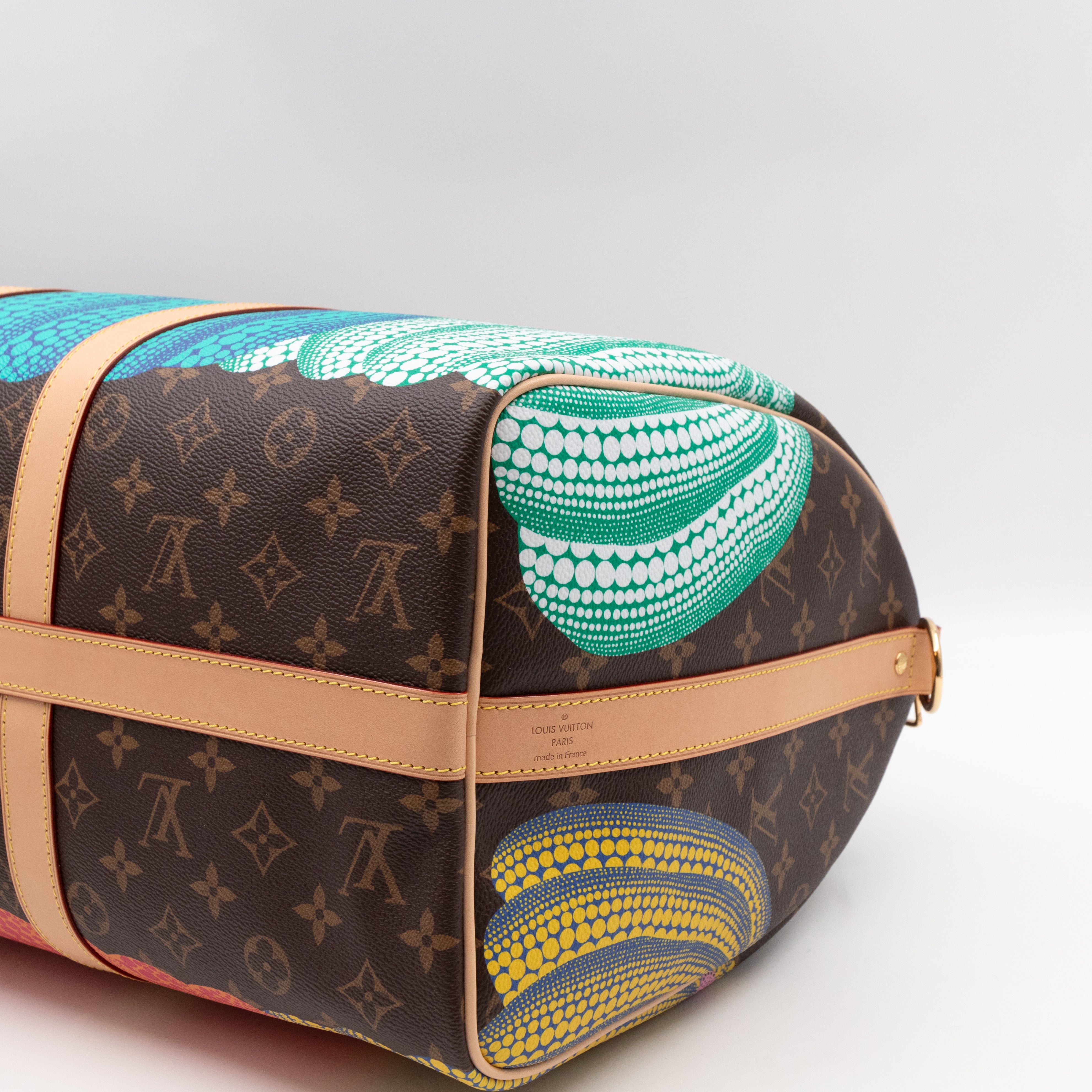 Keepall 45 Bandouliere LV x YK Monogram Pumpkin