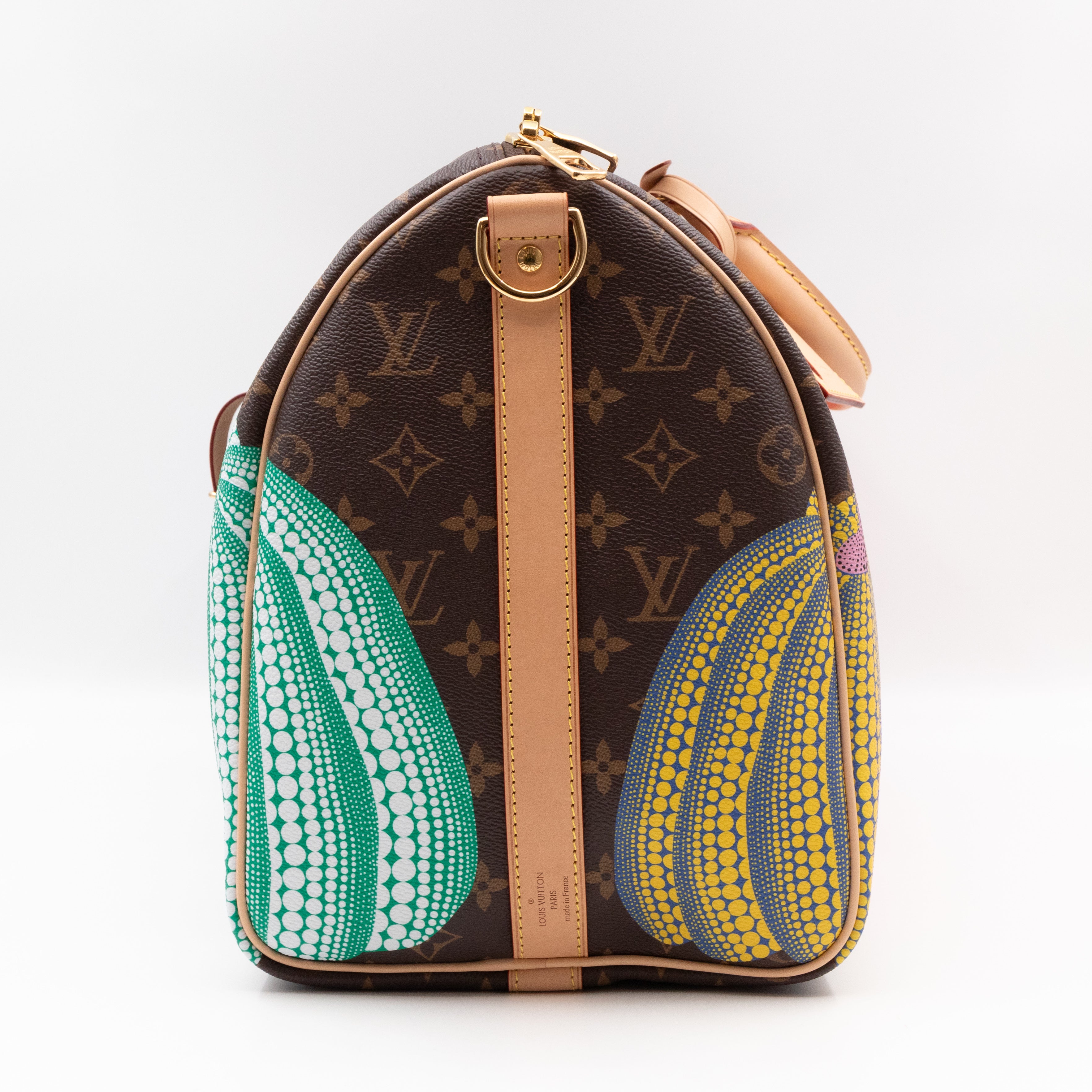 Keepall 45 Bandouliere LV x YK Monogram Pumpkin