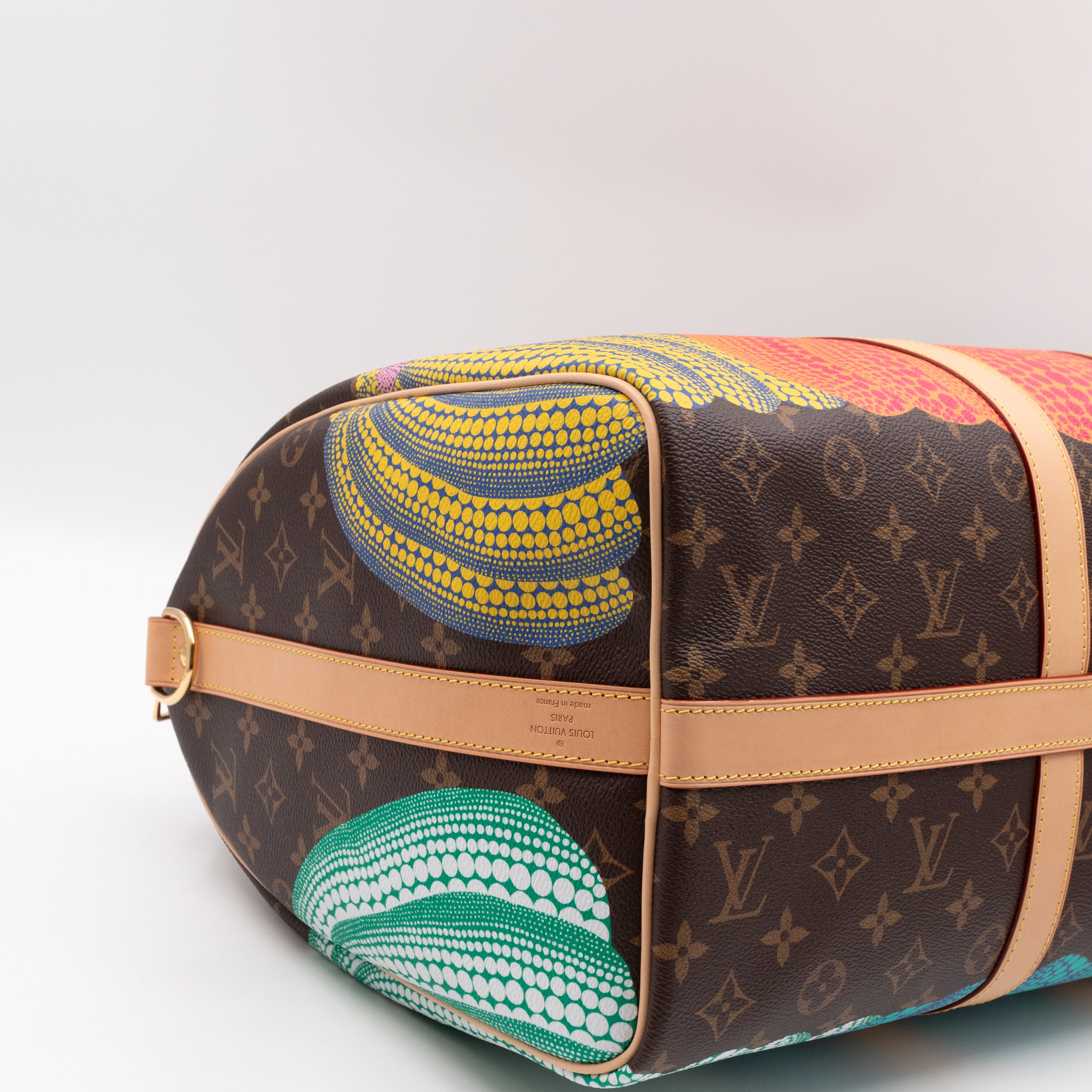 Keepall 45 Bandouliere LV x YK Monogram Pumpkin