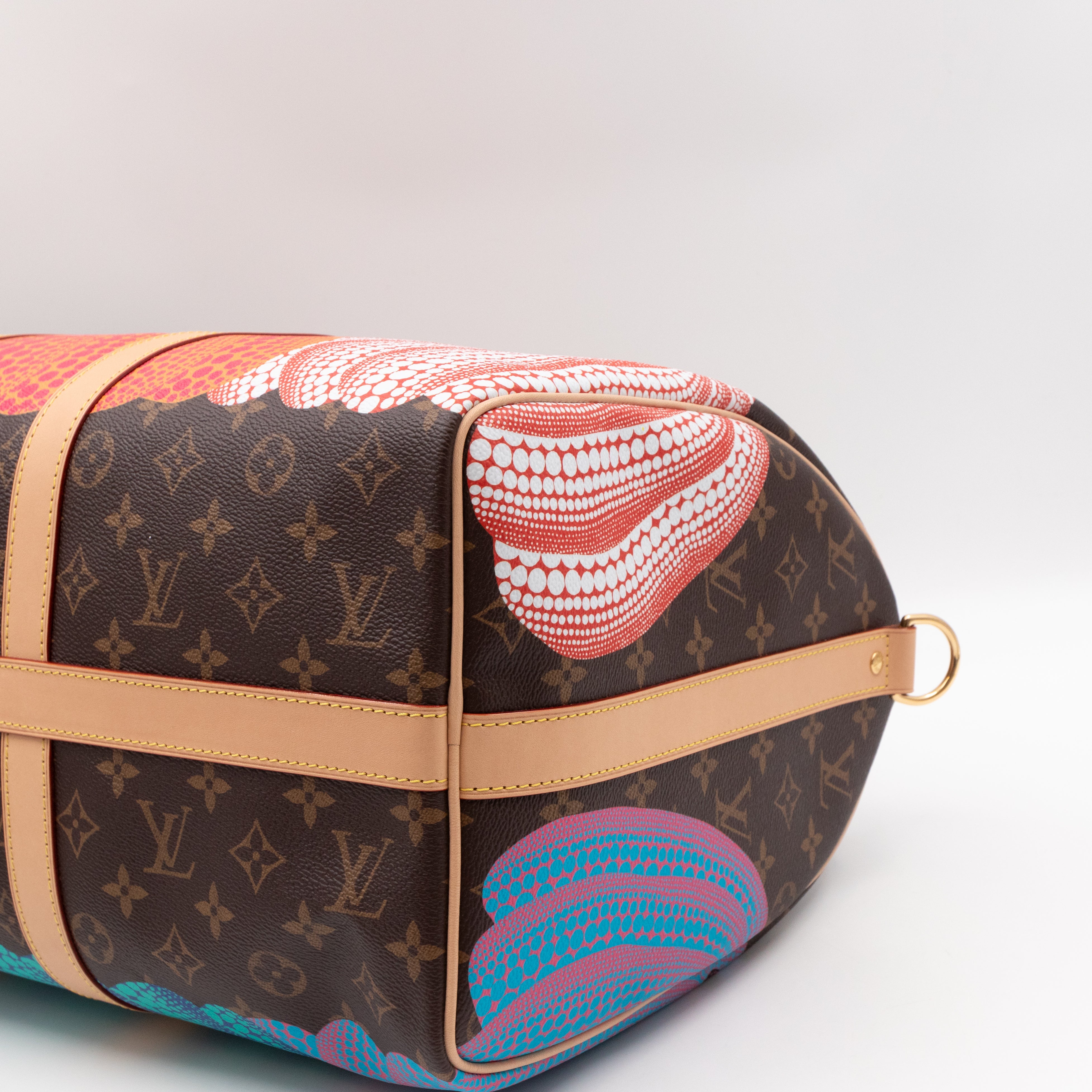 Keepall 45 Bandouliere LV x YK Monogram Pumpkin