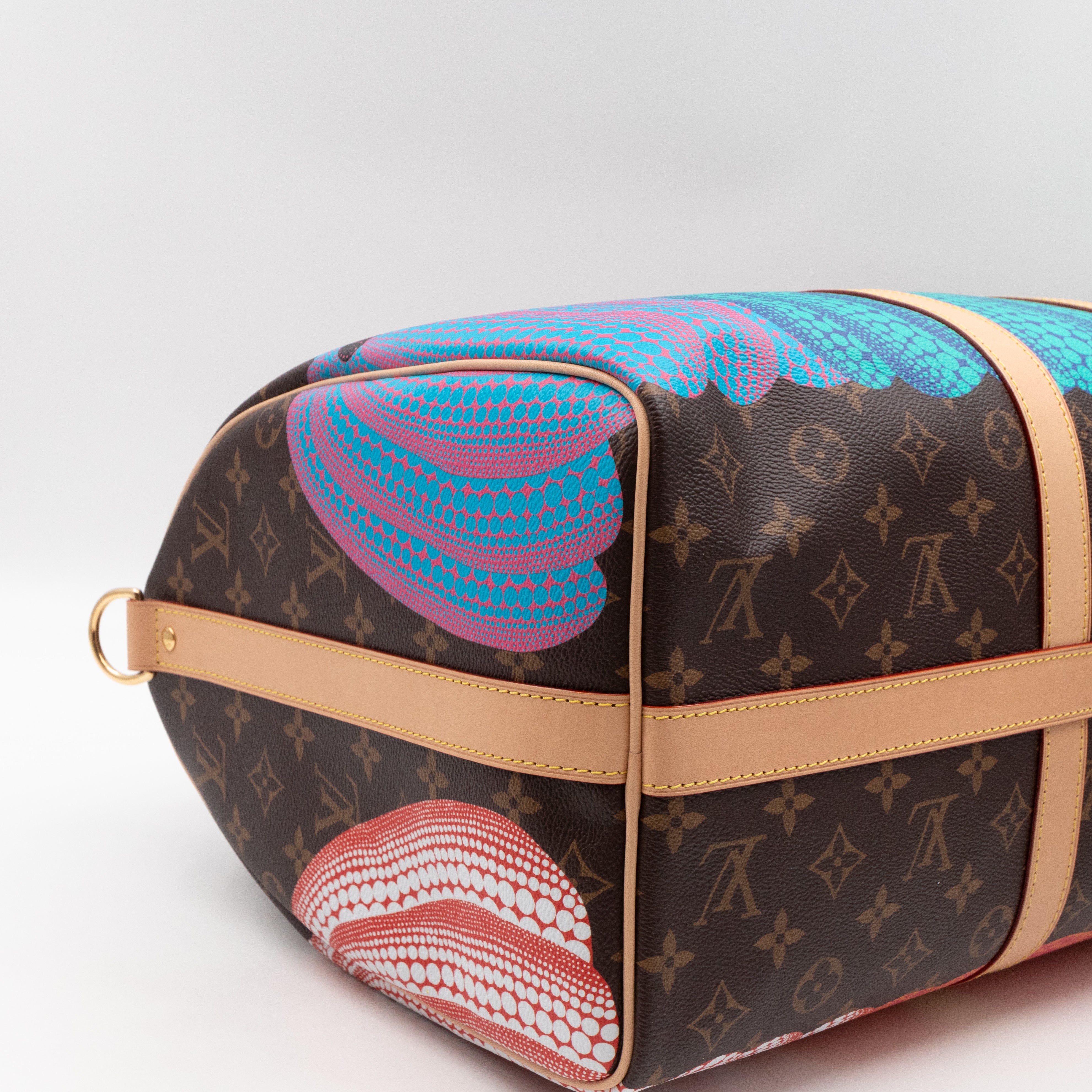 Keepall 45 Bandouliere LV x YK Monogram Pumpkin