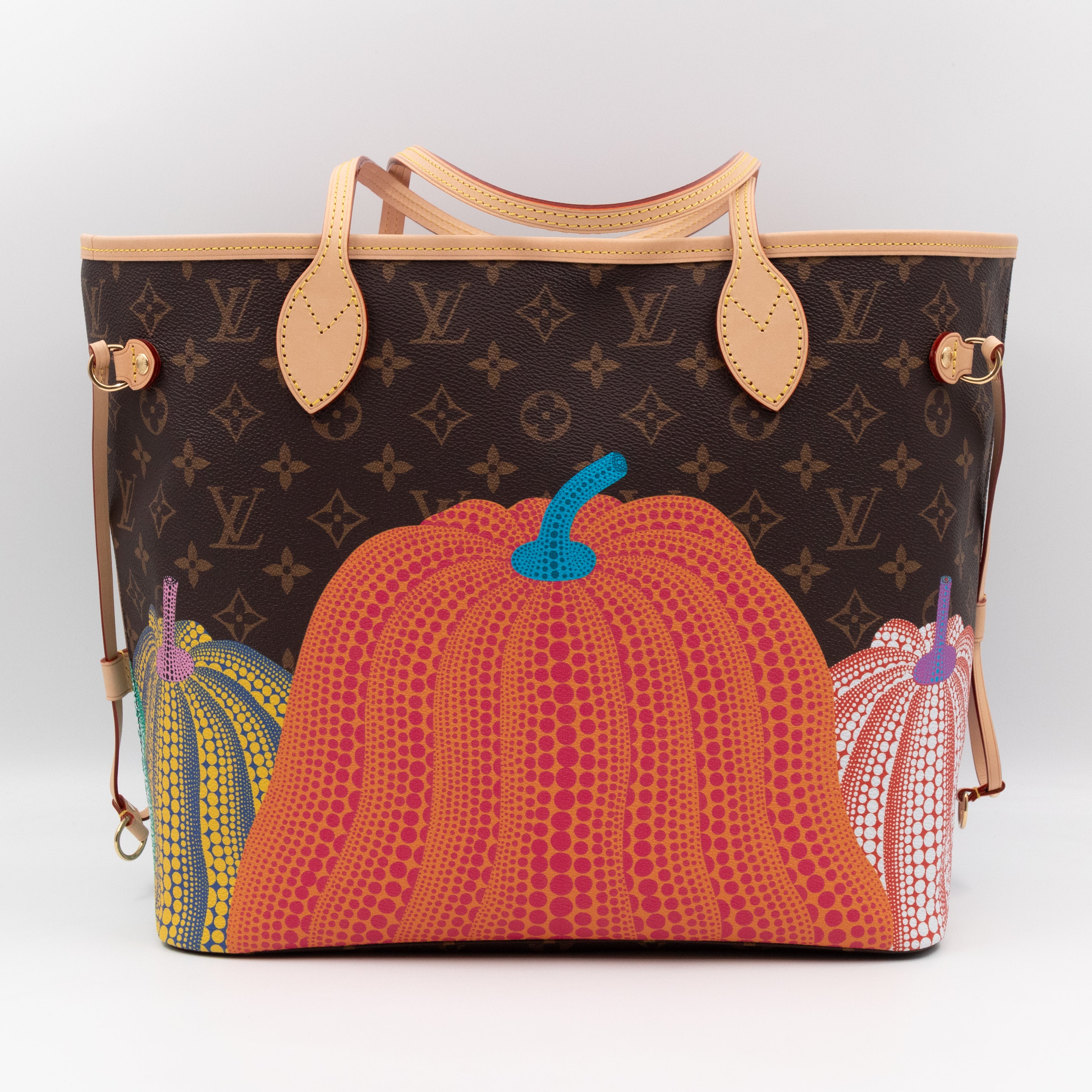 Neverfull MM LV x YK Monogram Pumpkins