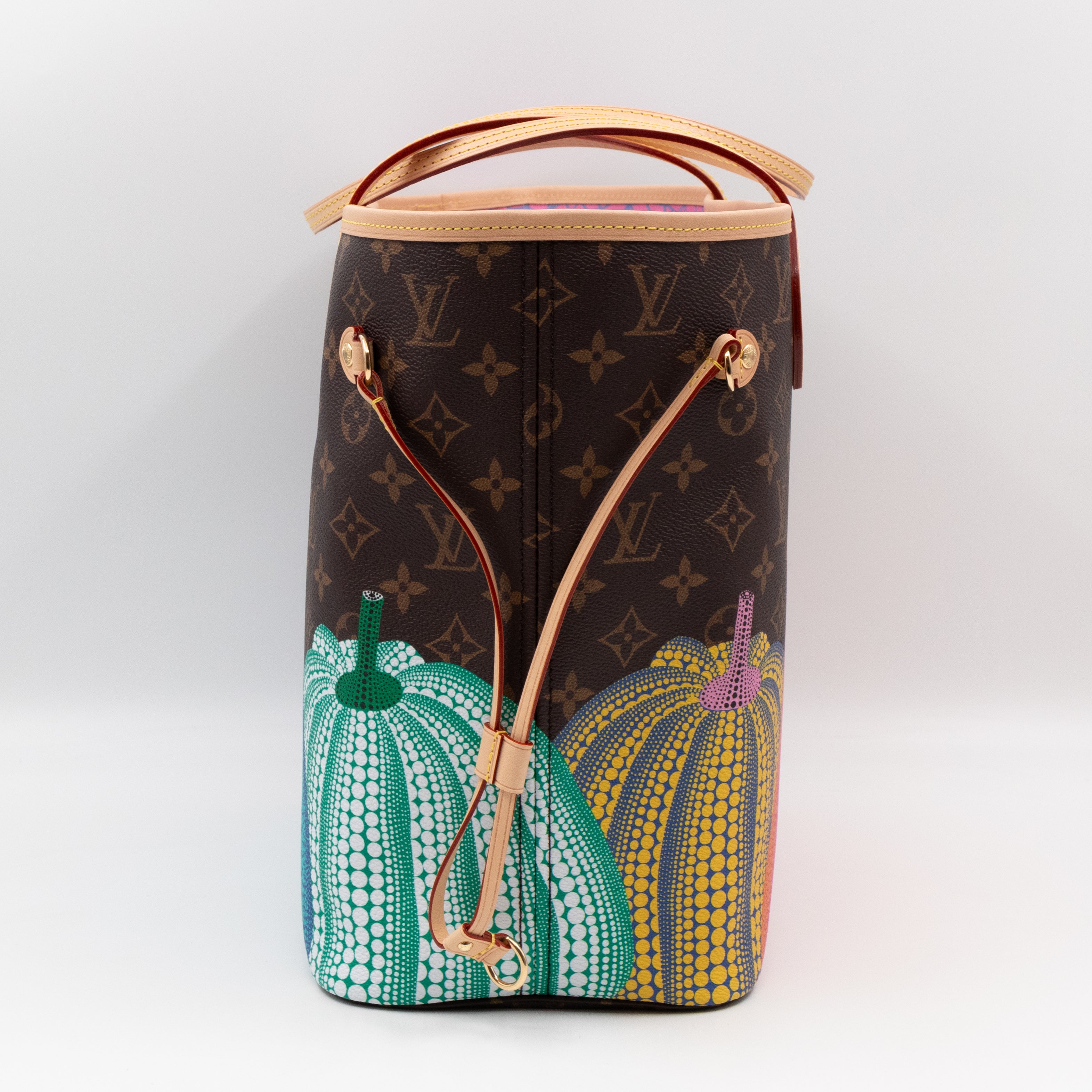 Neverfull MM LV x YK Monogram Pumpkins