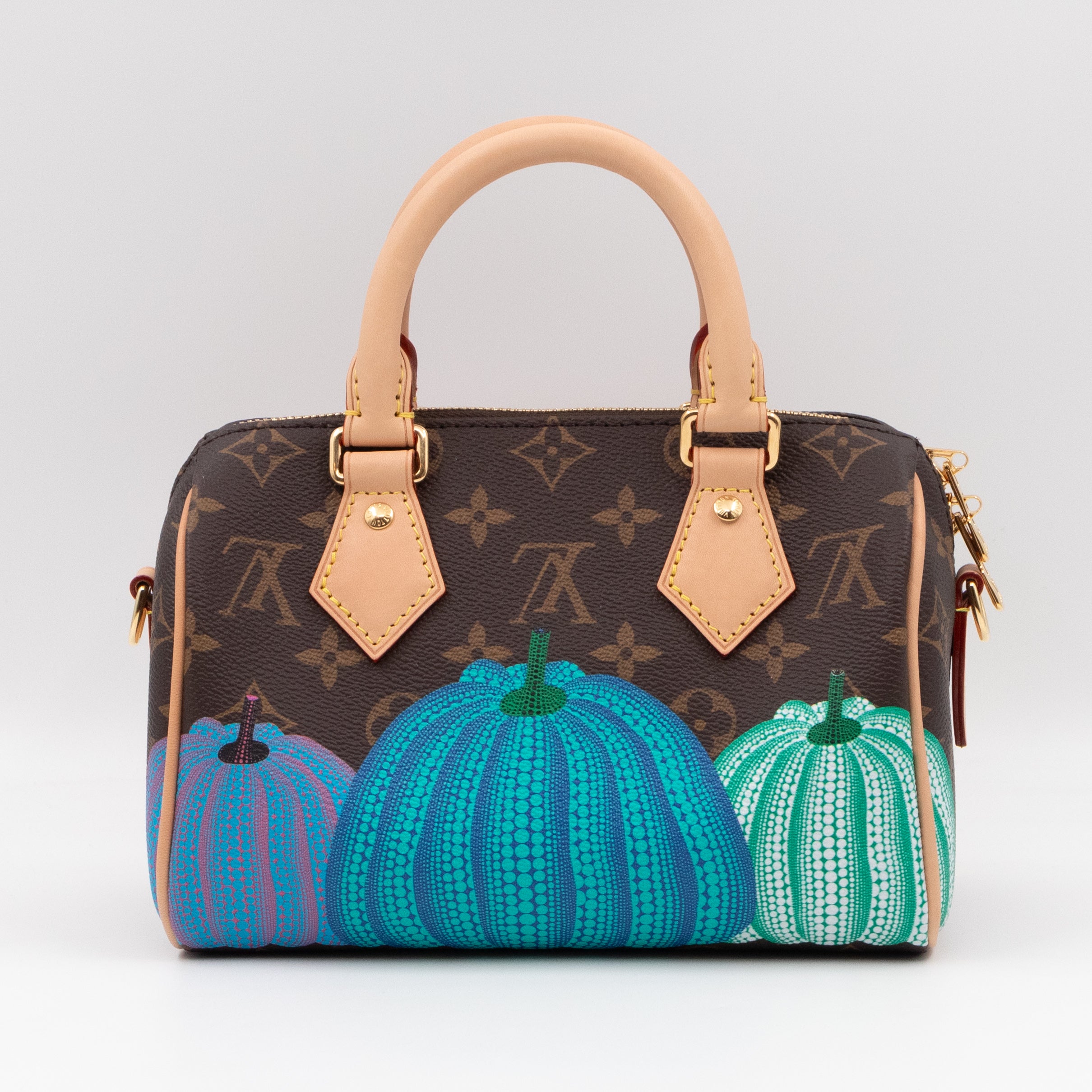 Speedy 20 Bandouliere LV x YK Monogram Pumpkins