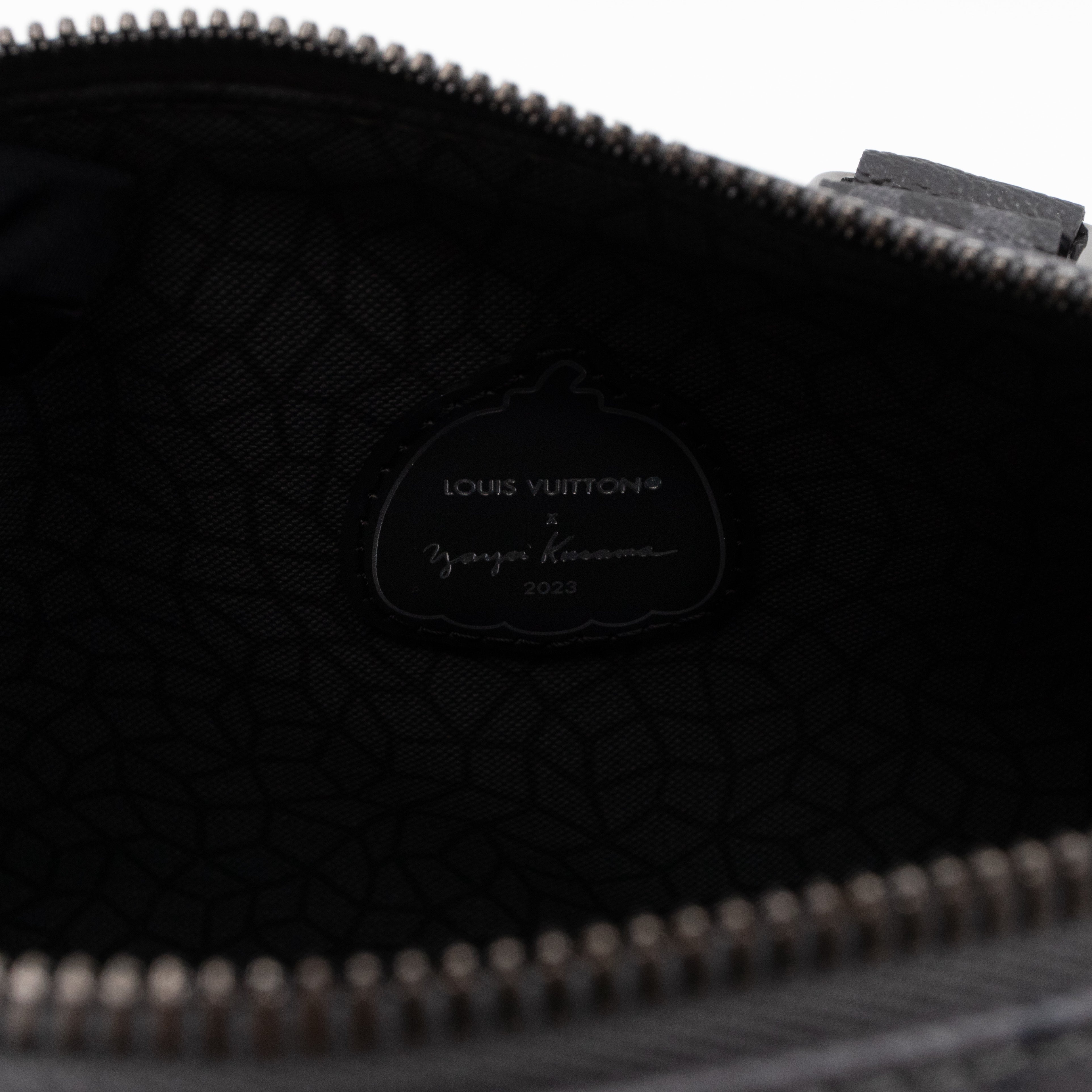 Keepall 25 Bandouliere LV x YK Monogram Eclipse Reverse Pumpkin