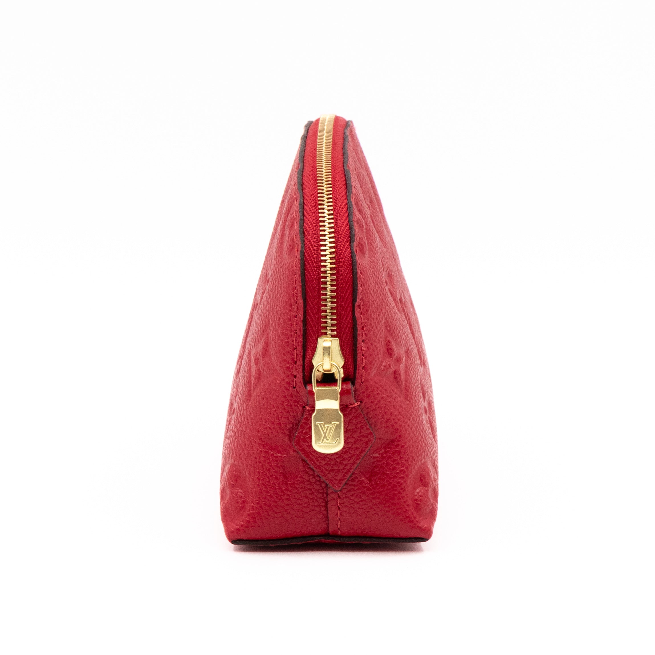 Cosmetic Pouch PM Monogram Empreinte Scarlet