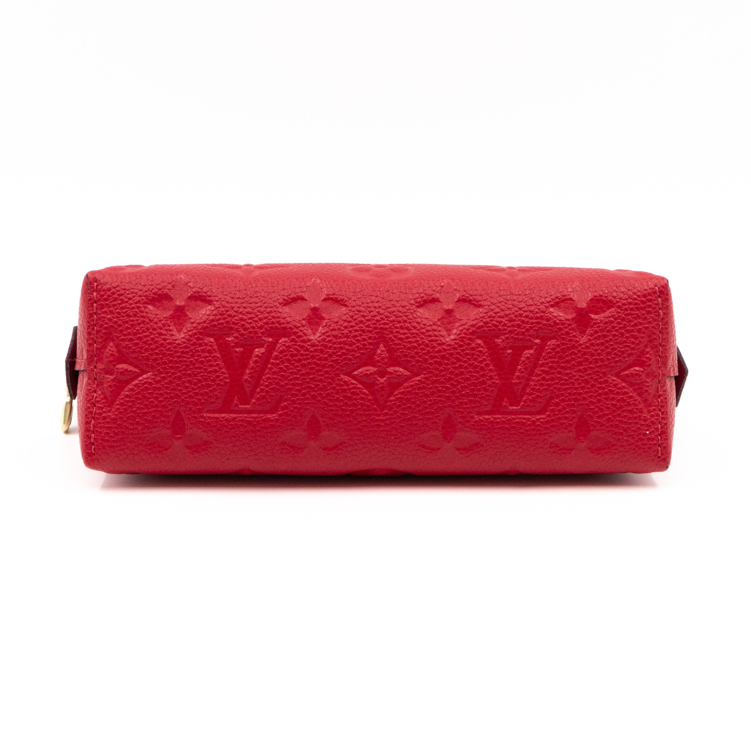 Cosmetic Pouch PM Monogram Empreinte Scarlet