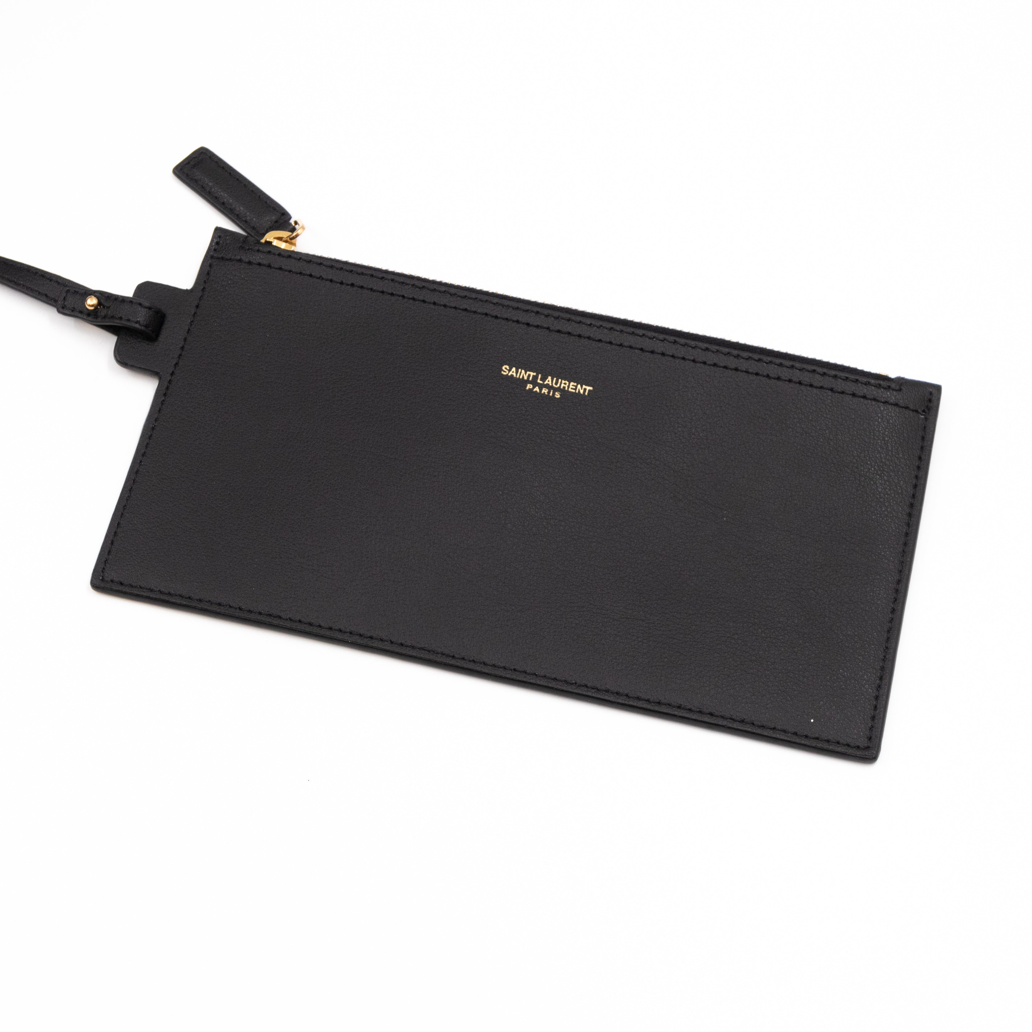 Shopping Tote Bag Black Leather