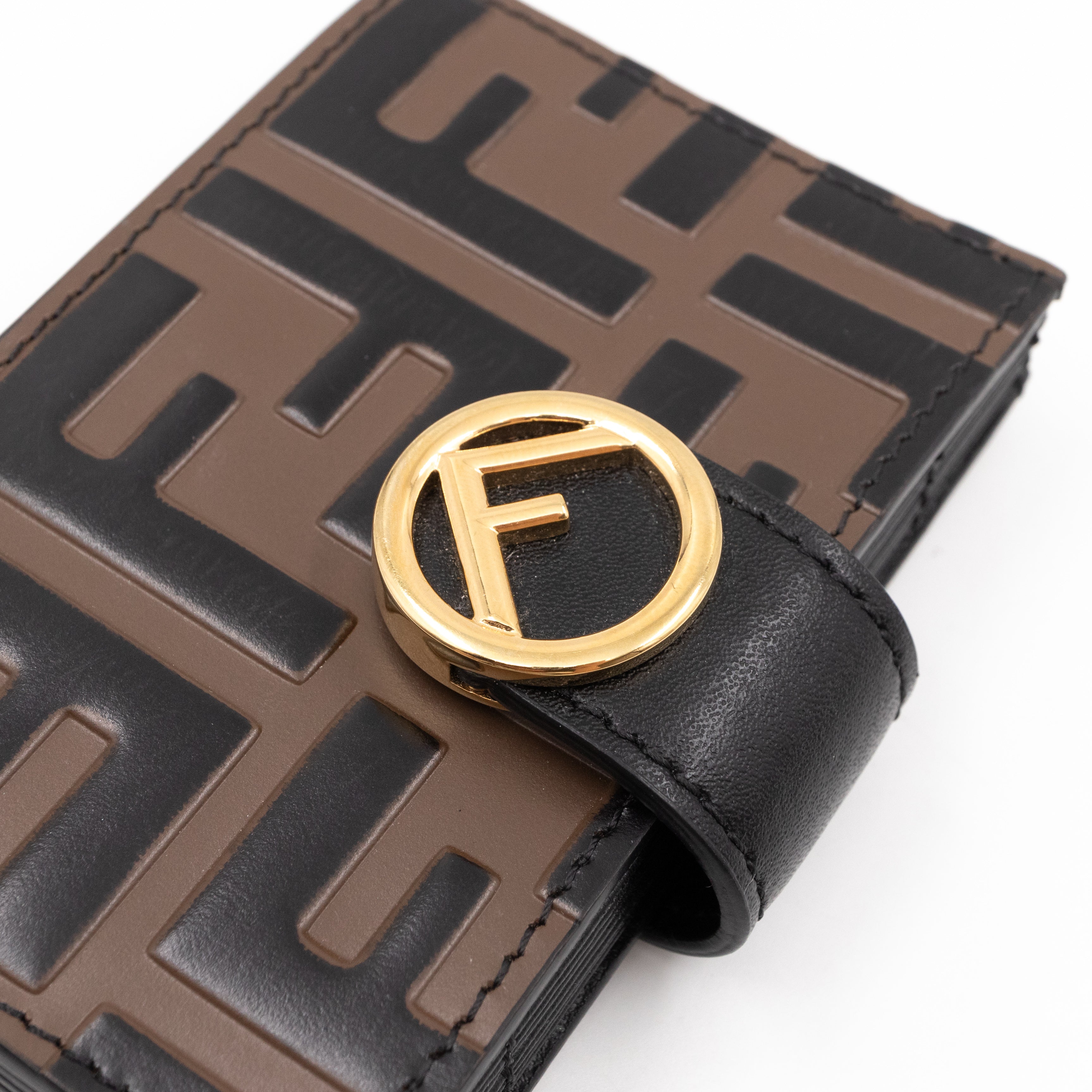 Expandable Card Holder FF Brown Leather