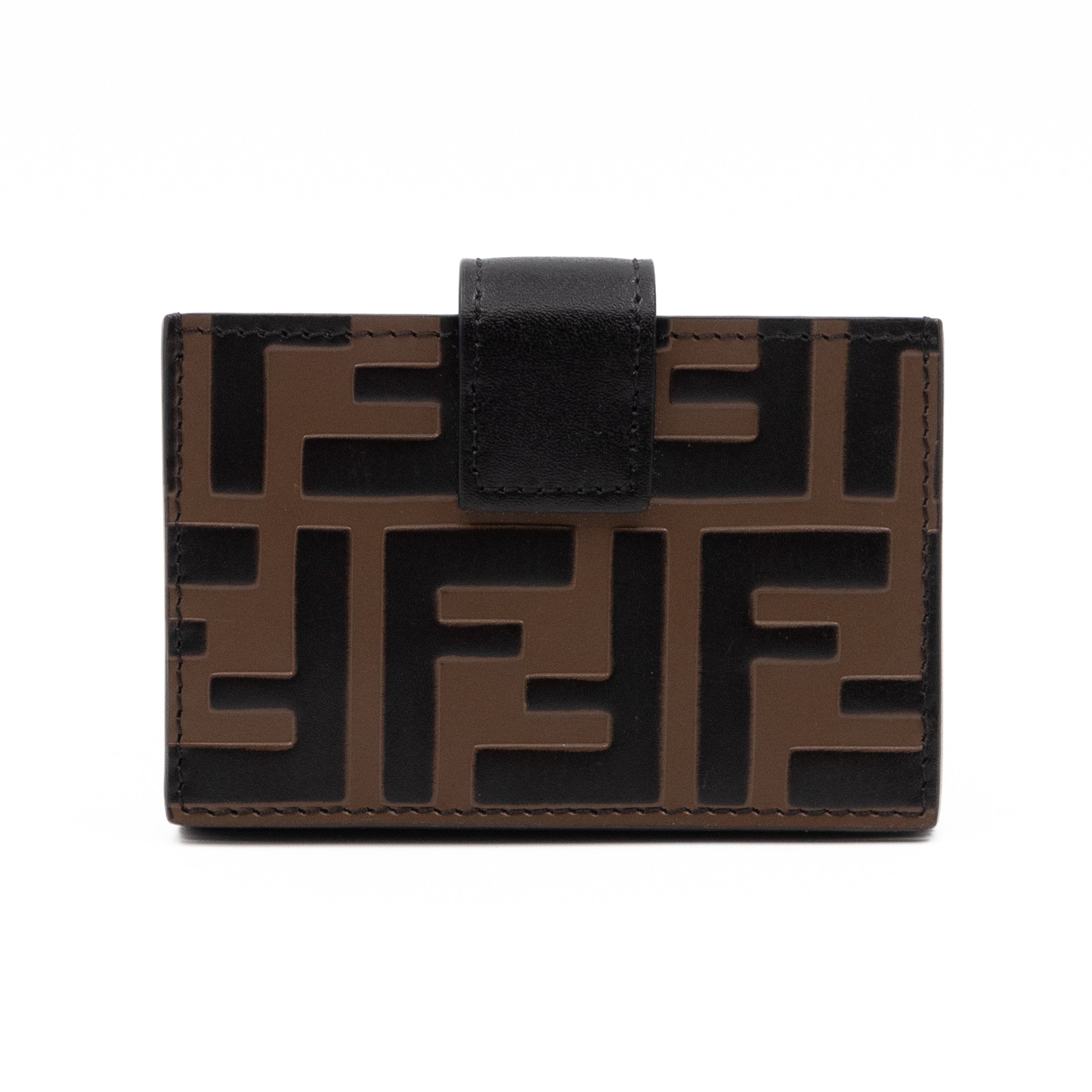 Expandable Card Holder FF Brown Leather