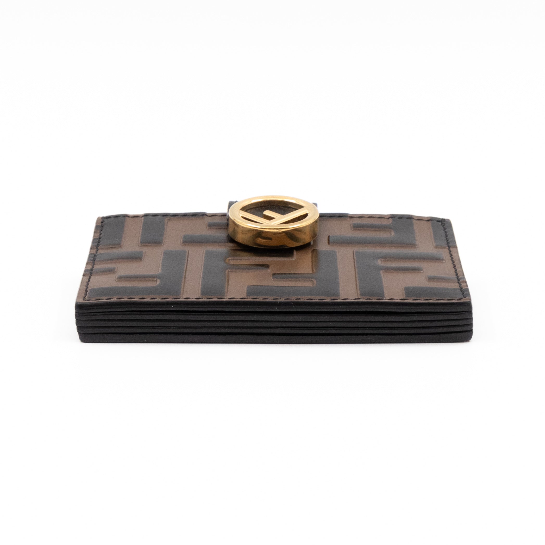 Expandable Card Holder FF Brown Leather