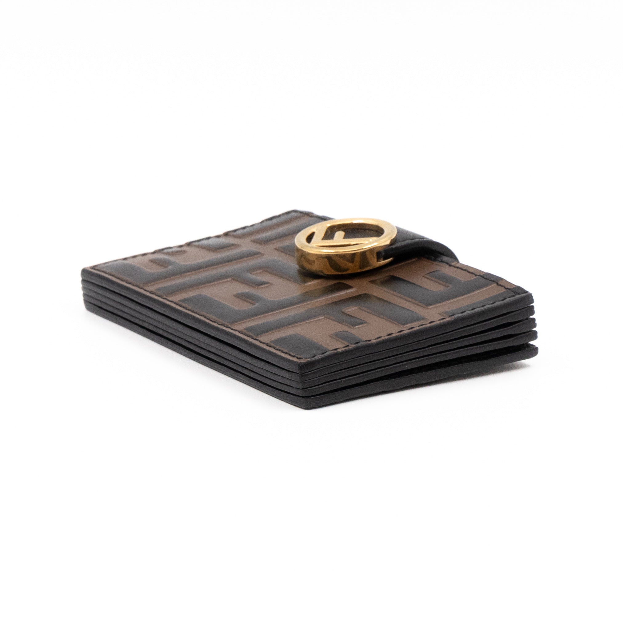 Expandable Card Holder FF Brown Leather