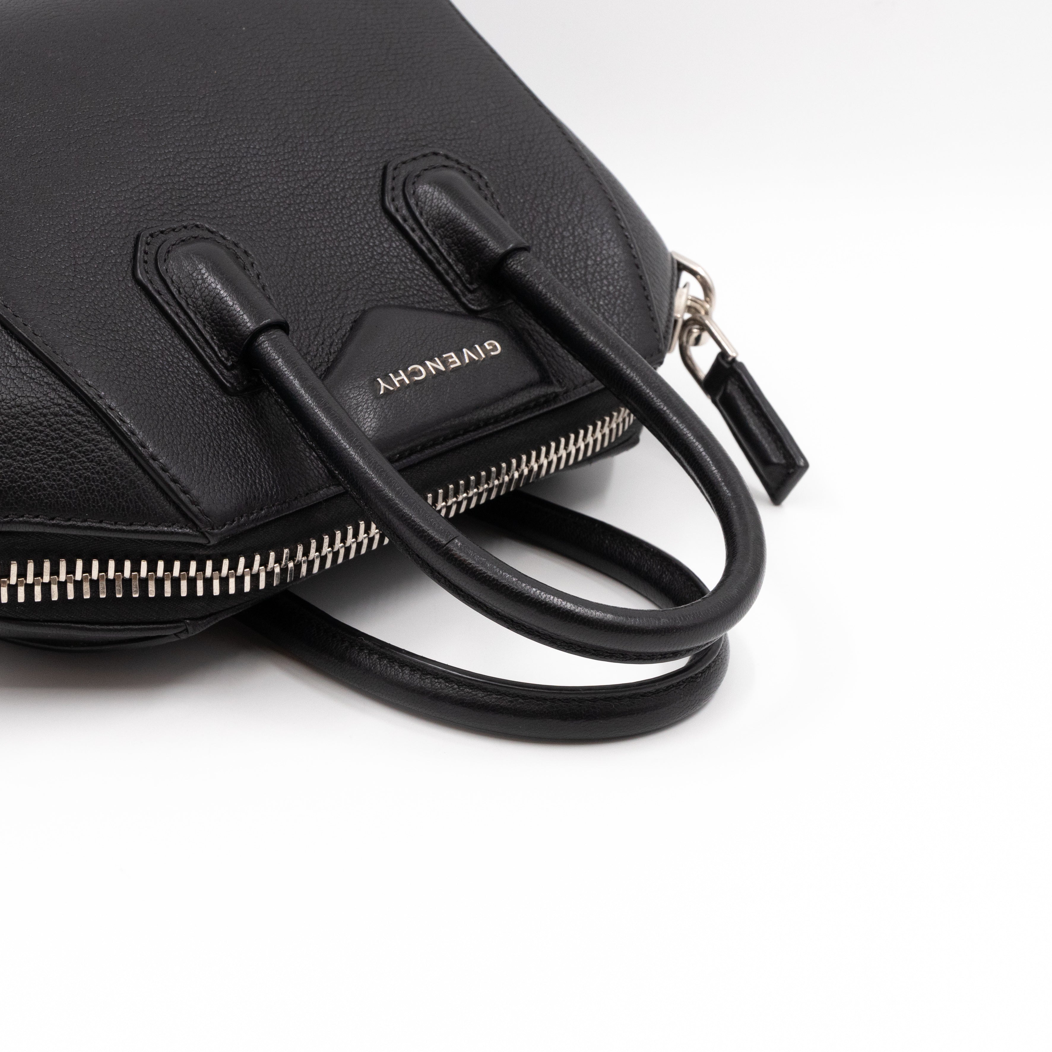 Antigona Mini Black Leather