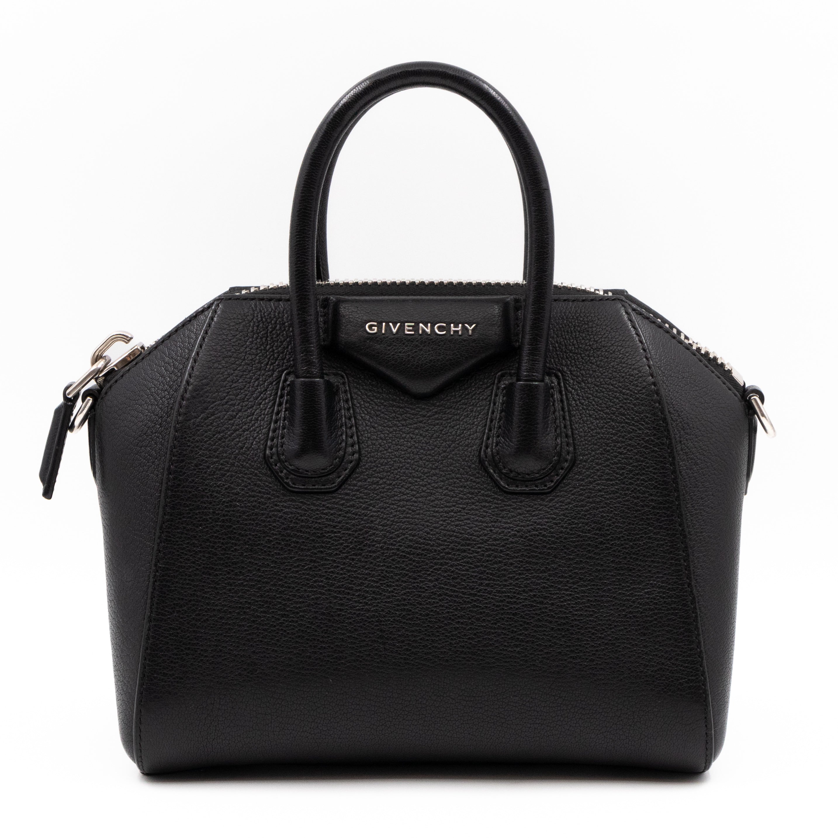 Antigona Mini Black Leather
