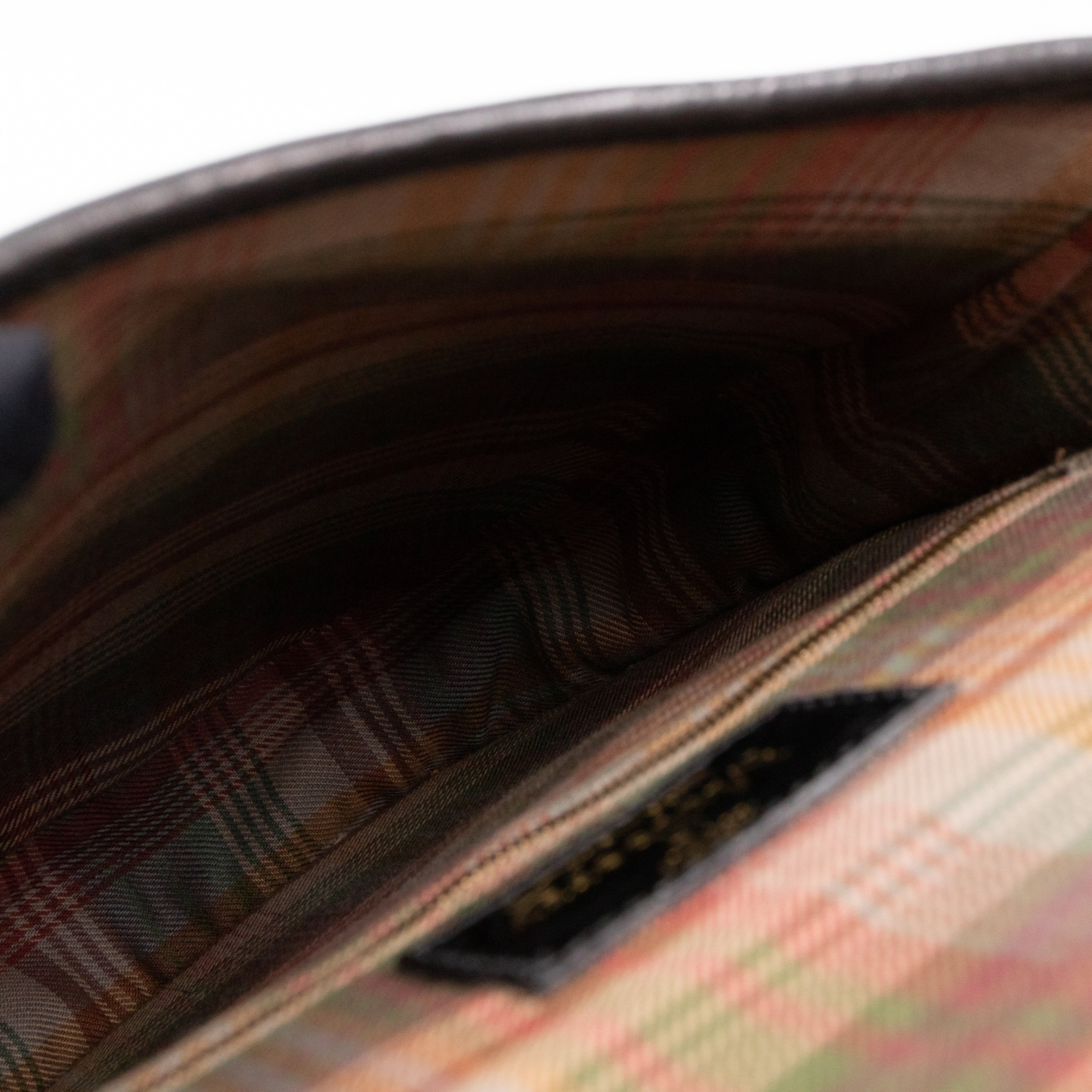 Vintage Crossbody Bag Black Croc Embossed Leather