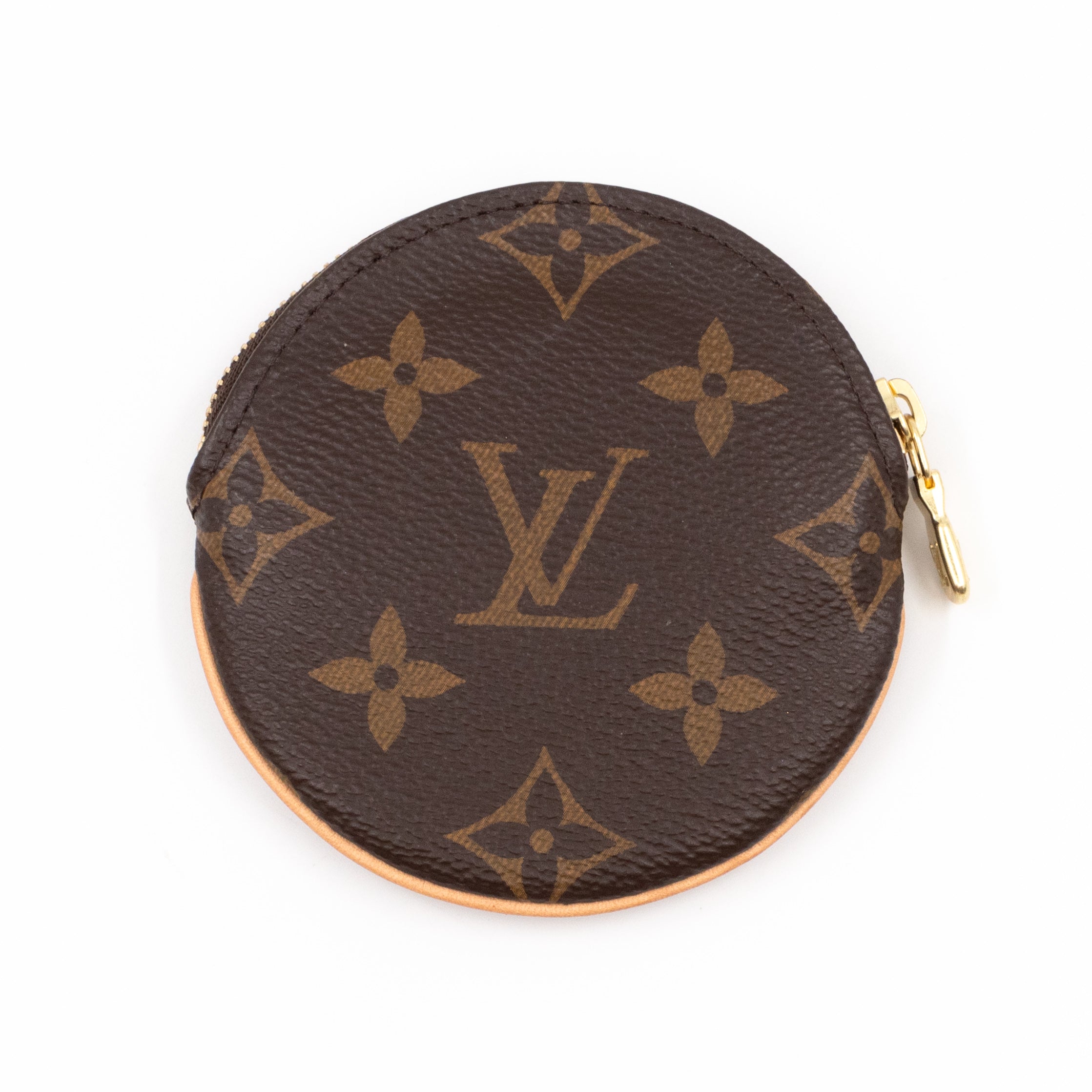 Round Coin Purse Monogram