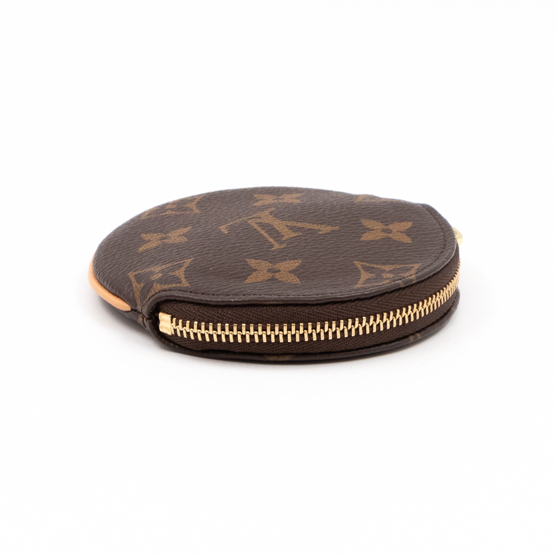 Round Coin Purse Monogram