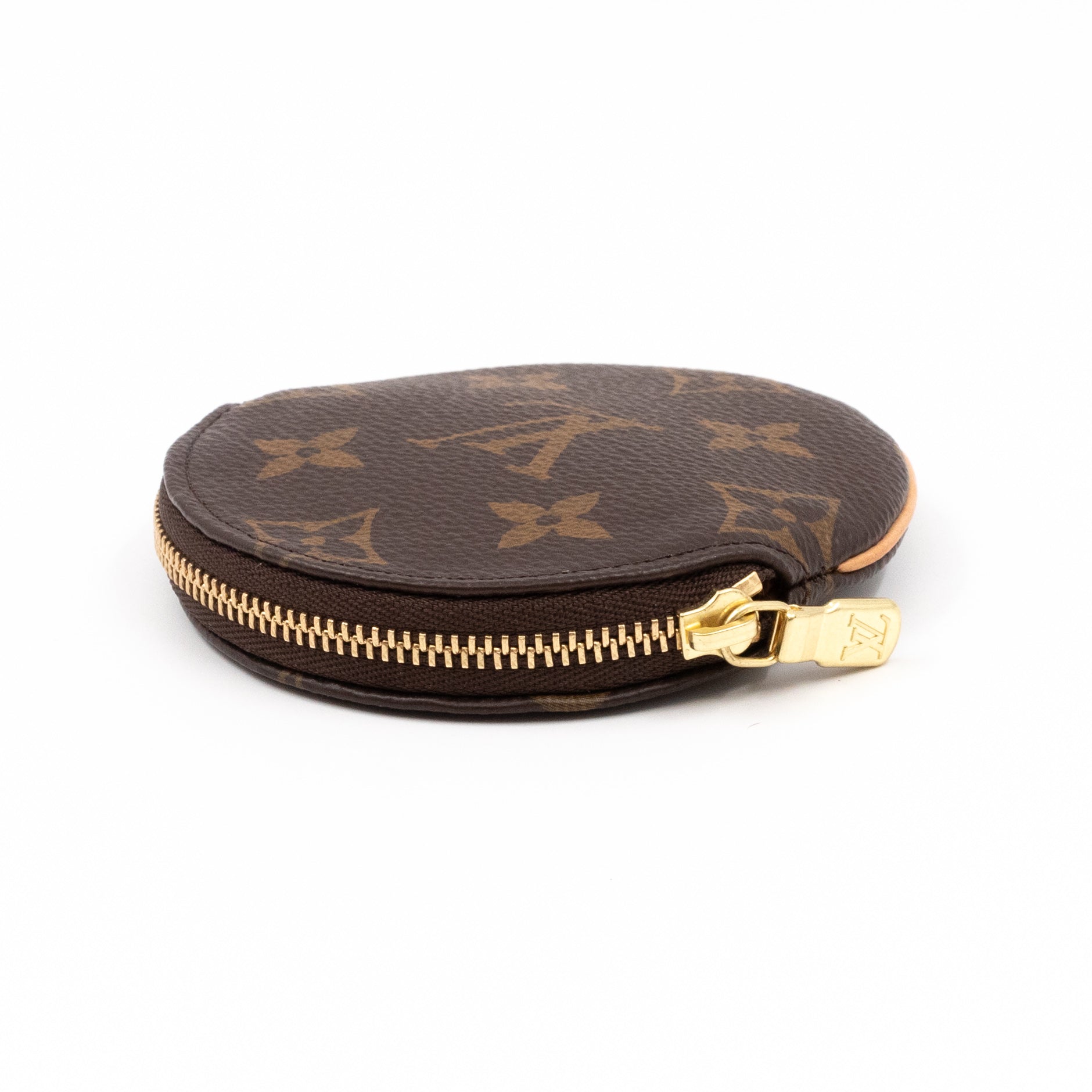 Round Coin Purse Monogram