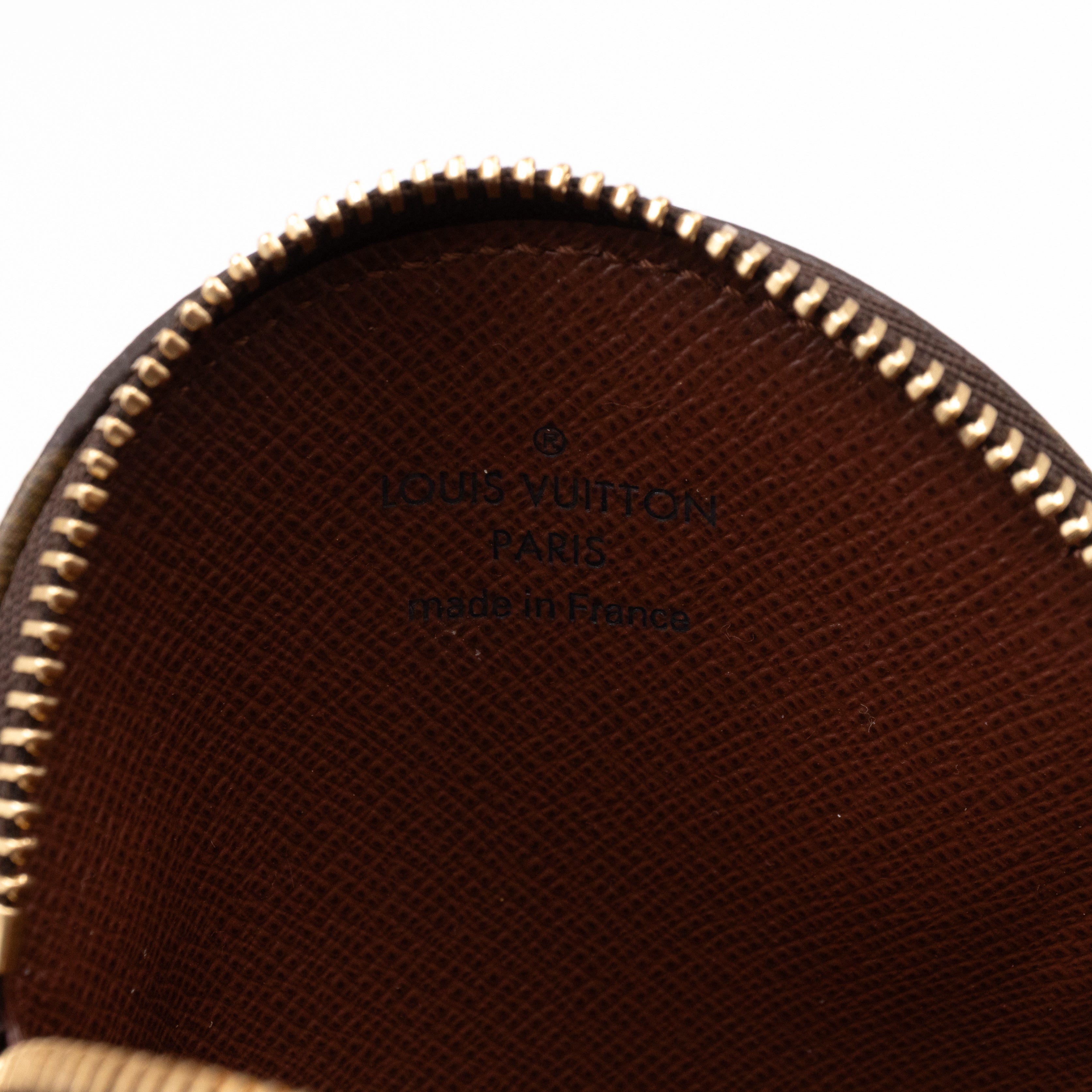 Round Coin Purse Monogram