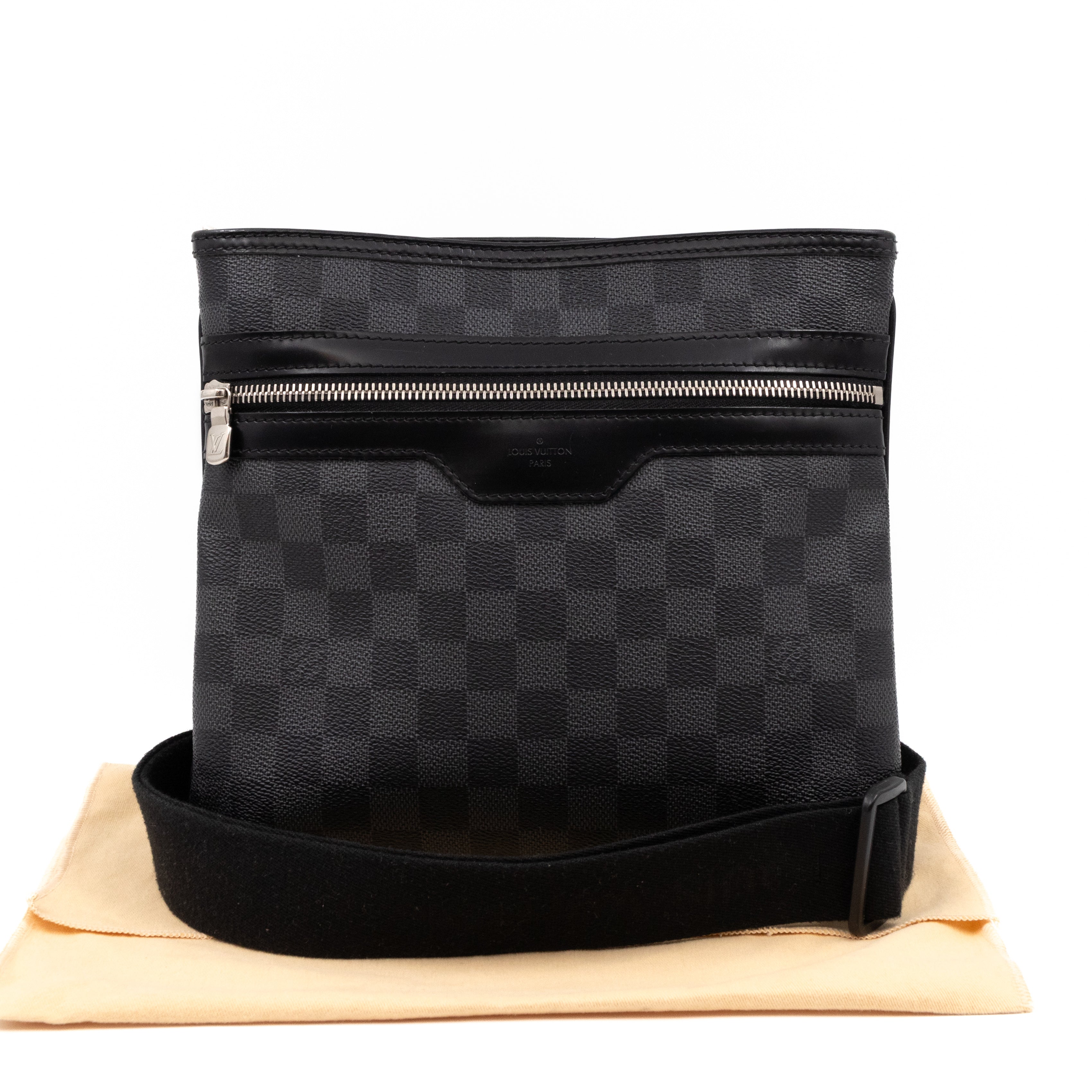 Pochette Bosphore Damier Graphite