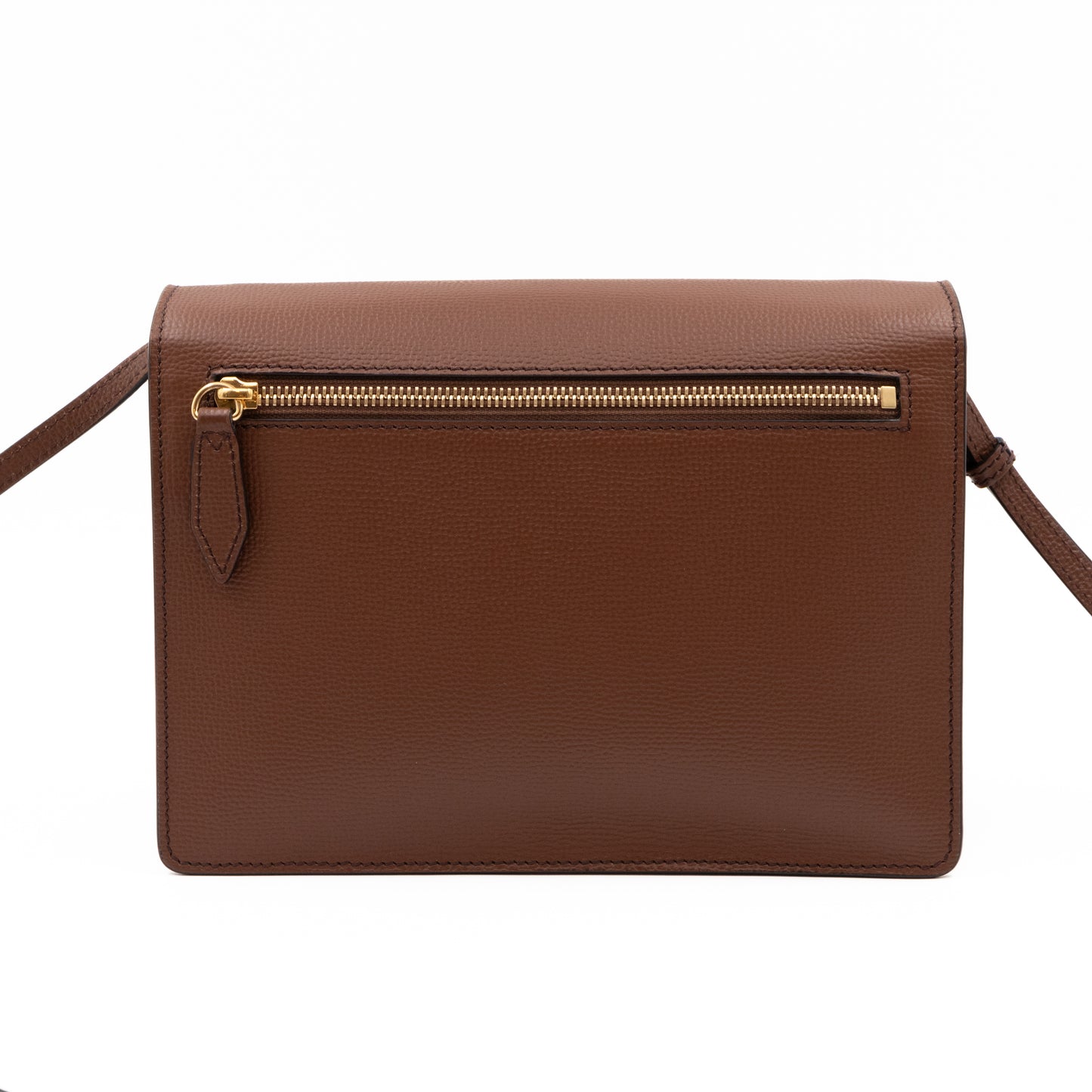 Macken Crossbody Bag House Check & Brown Leather