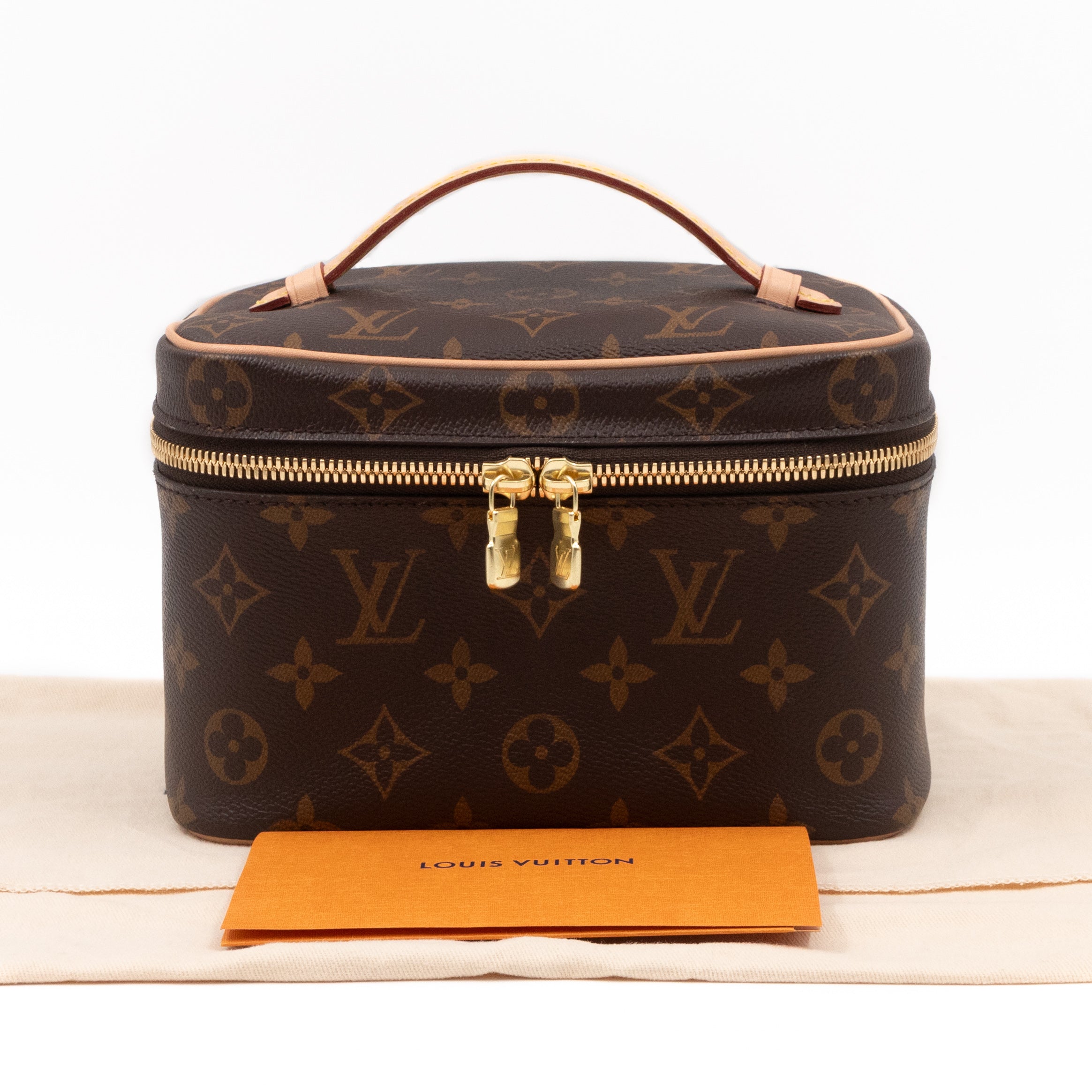 Louis Vuitton Monogram Nice Mini Vanity Case - Brown Cosmetic