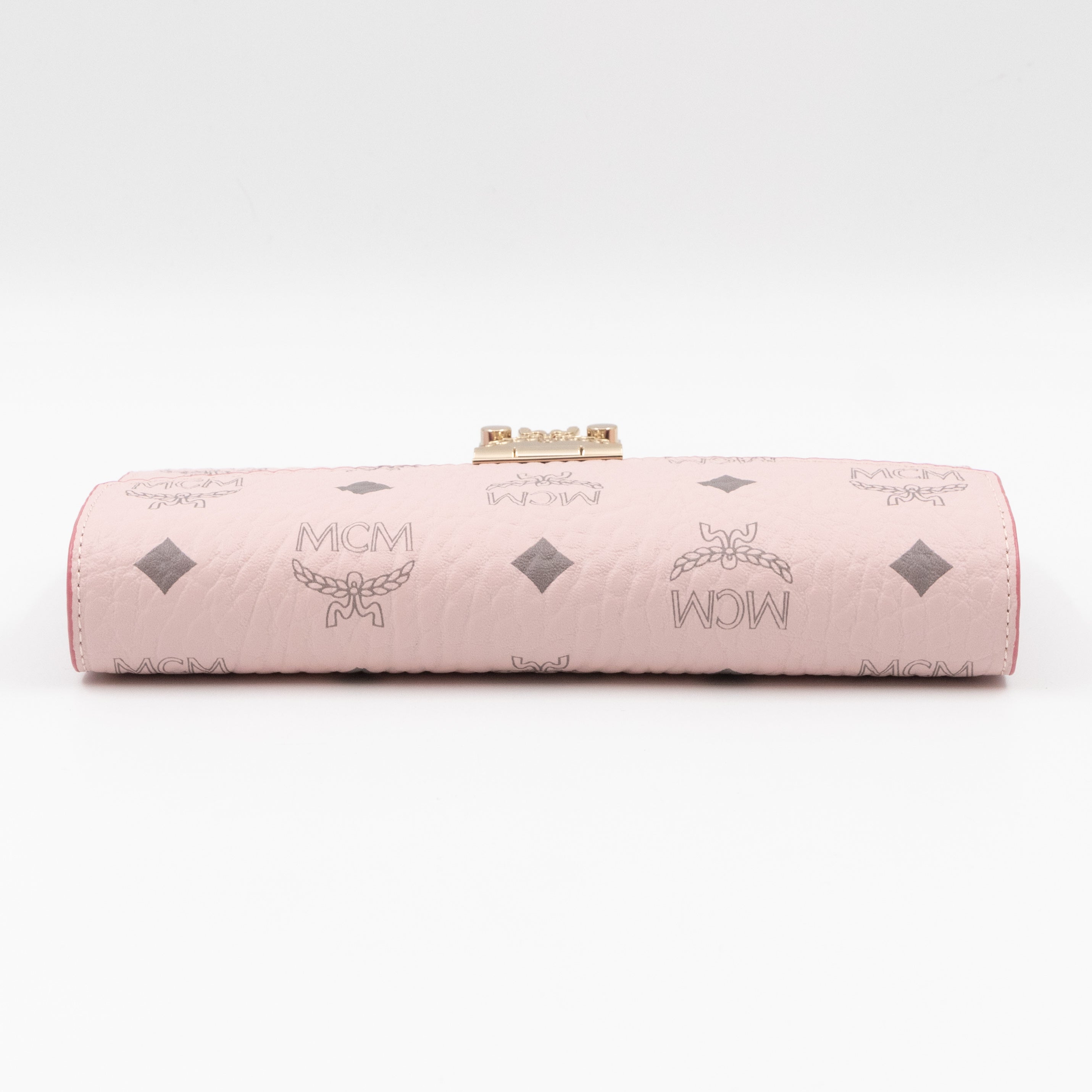 Tracy Chain Wallet Monogram Pink Leather