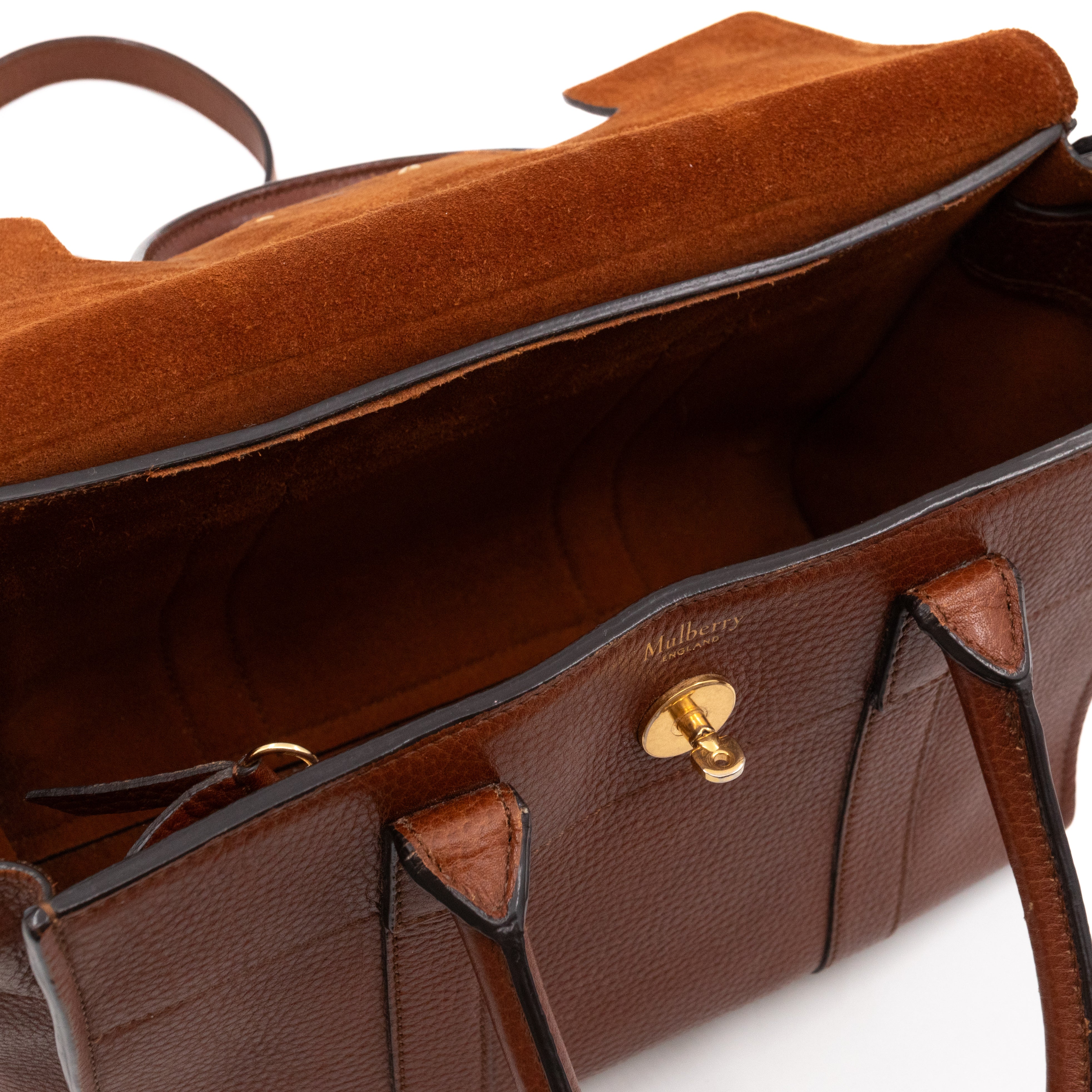 Small New Bayswater Oak Brown Leather