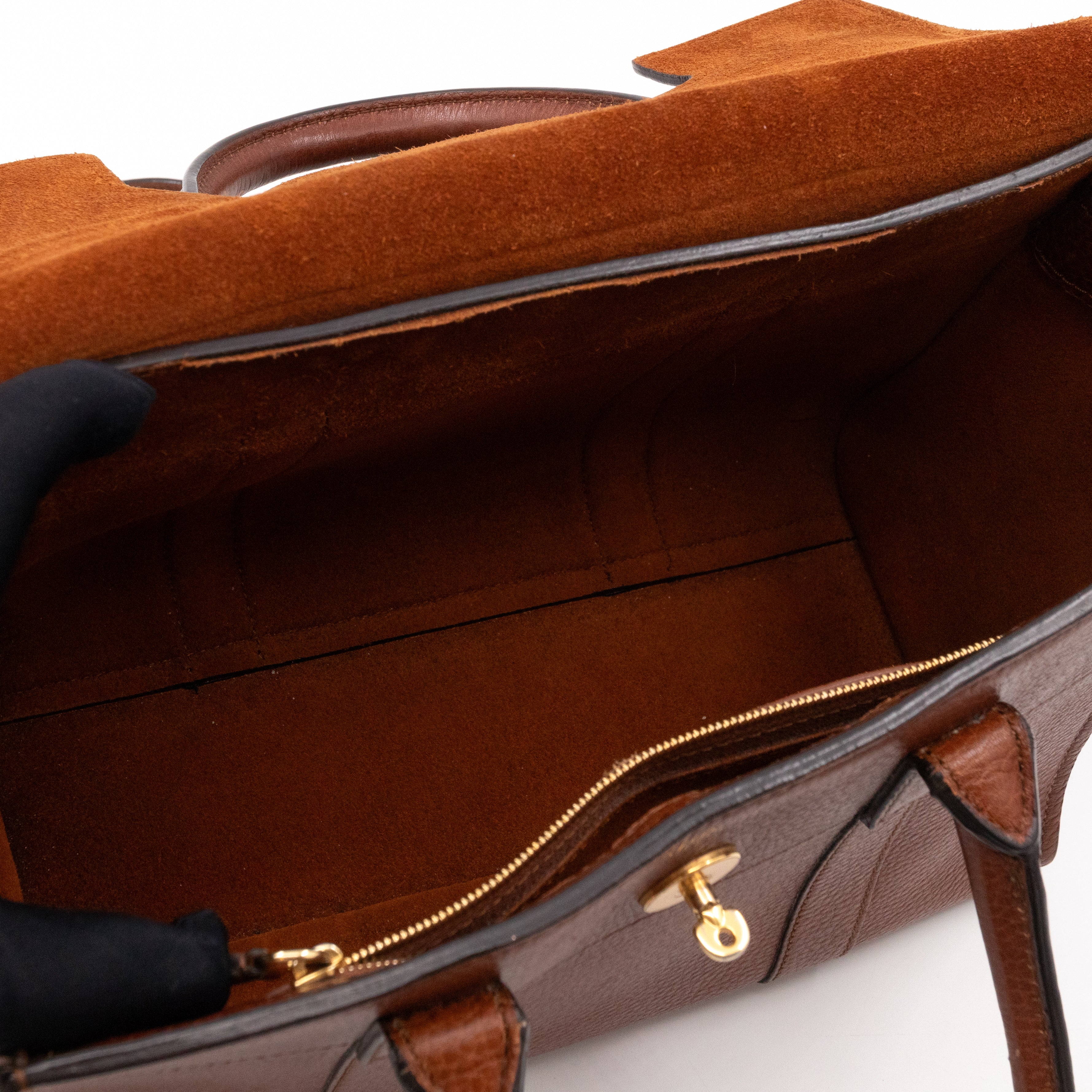 Small New Bayswater Oak Brown Leather