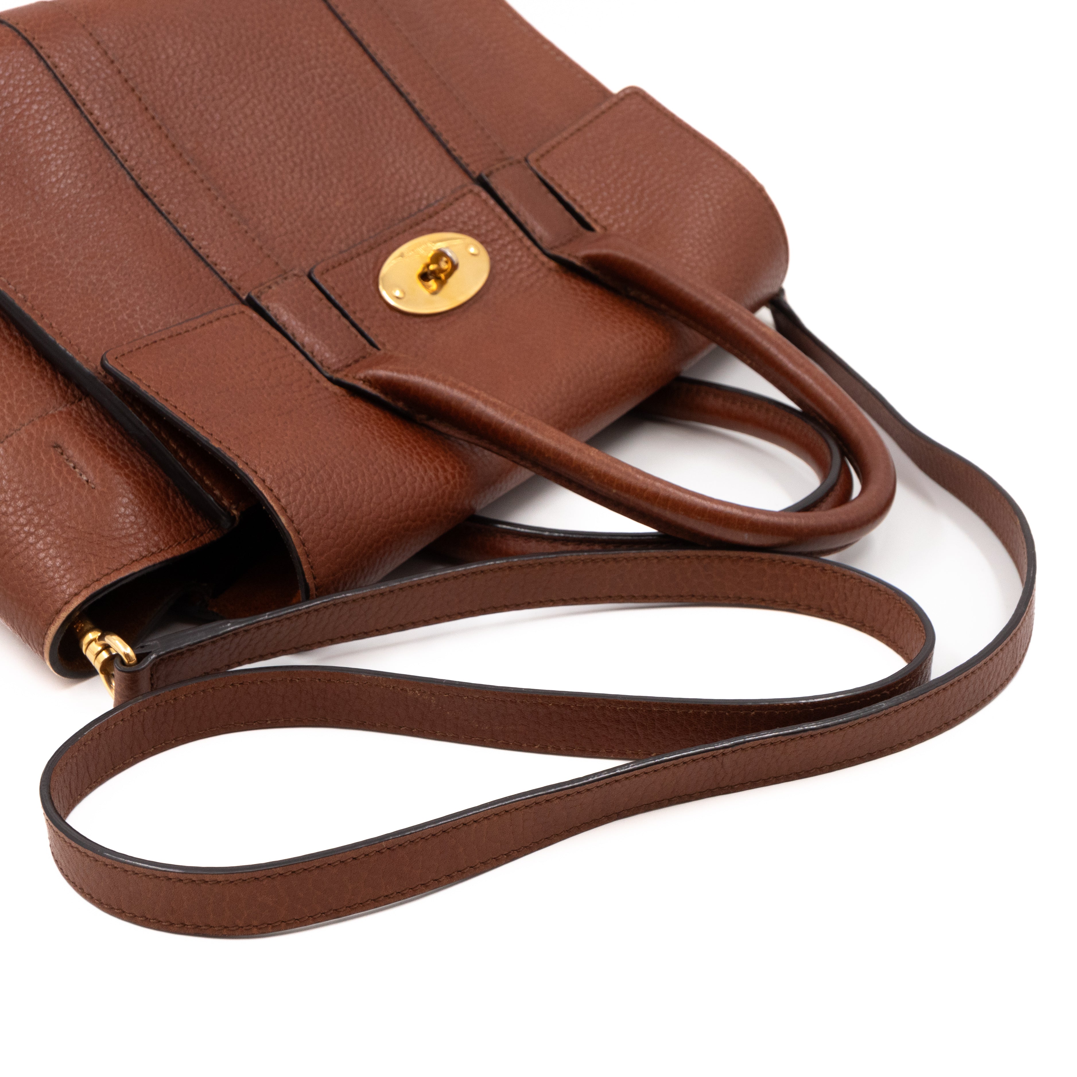 Small New Bayswater Oak Brown Leather